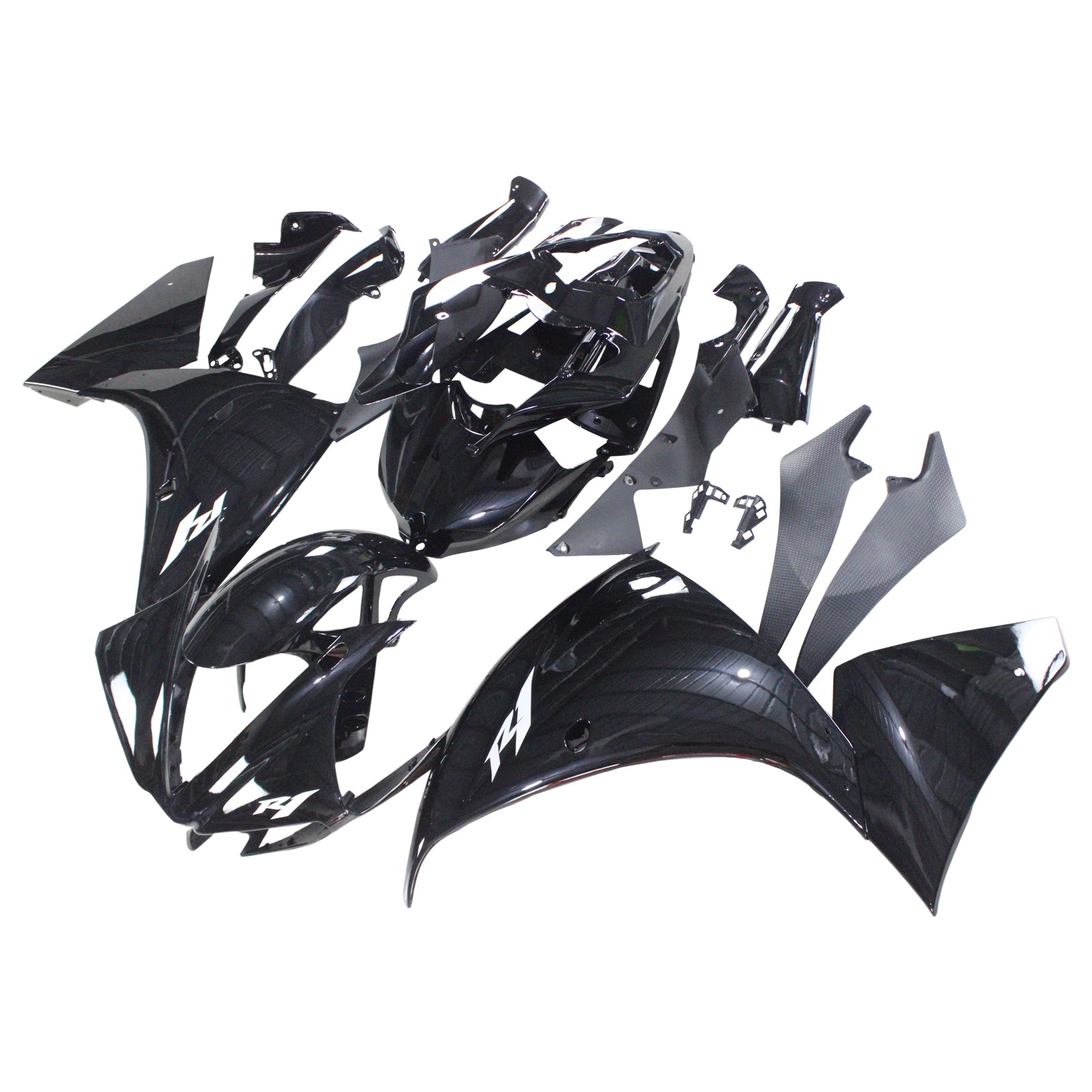 Amotopart Yamaha 2012-2014 YZF 1000 R1 Black  Fairing Kit