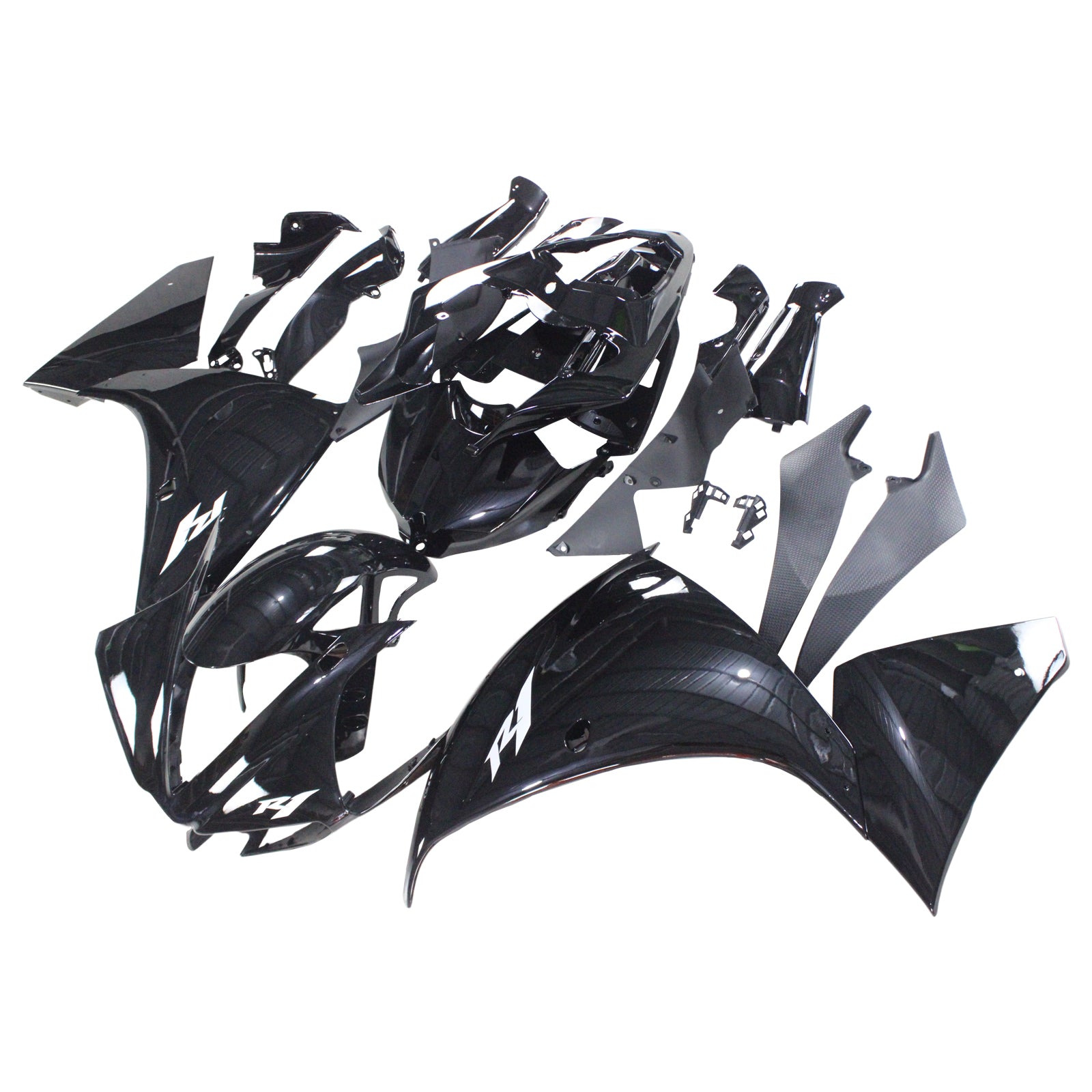 Amotopart Yamaha 2012-2014 YZF 1000 R1 Black Fairing Kit