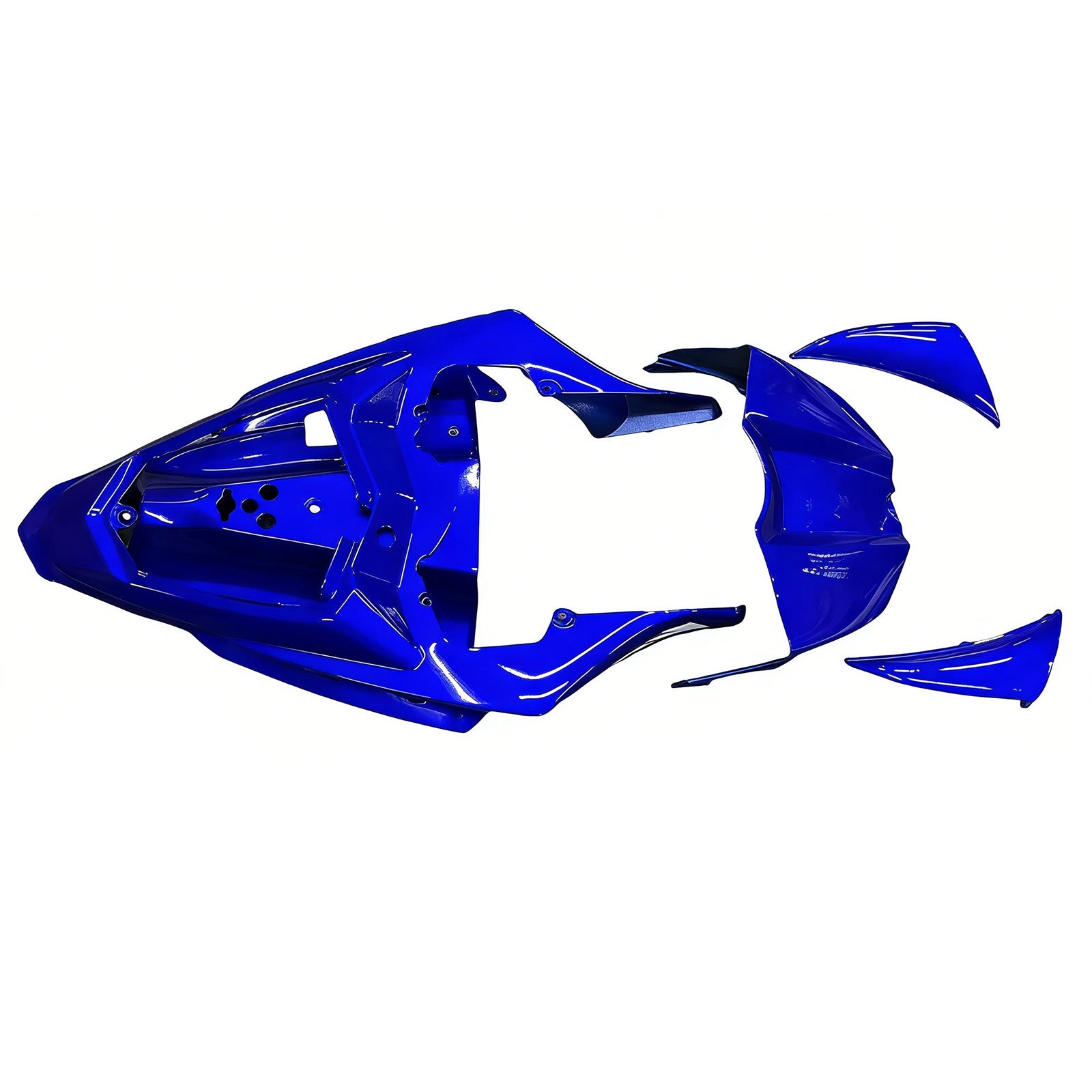 Amotopart Yamaha 2012-2014 YZF 1000 R1 Black Blue Fairing Kit