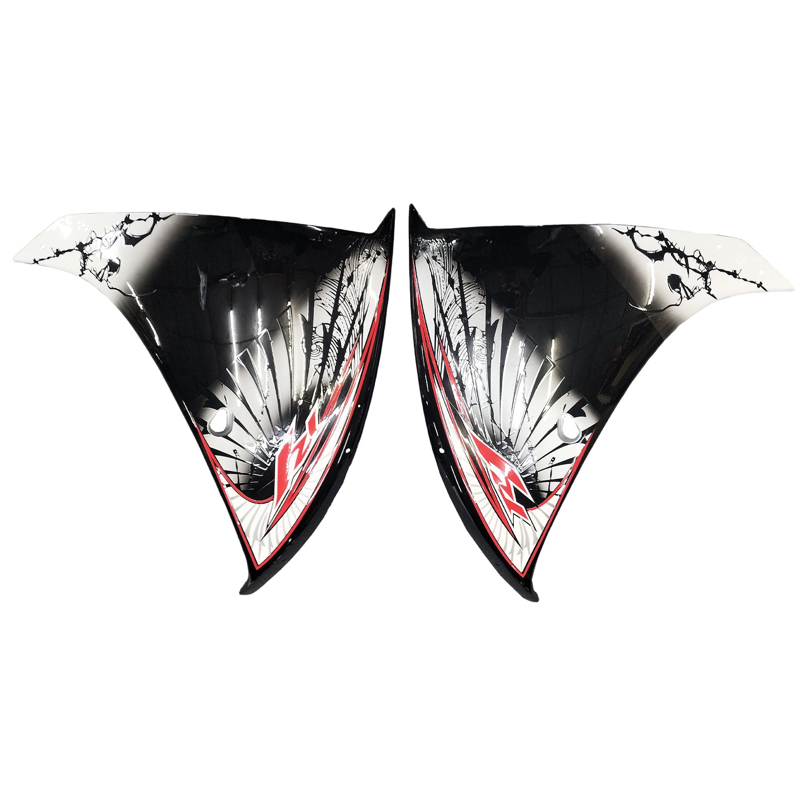 Amotopart Yamaha YZF 1000 R1 2012-2014 White&Black Fairing Kit