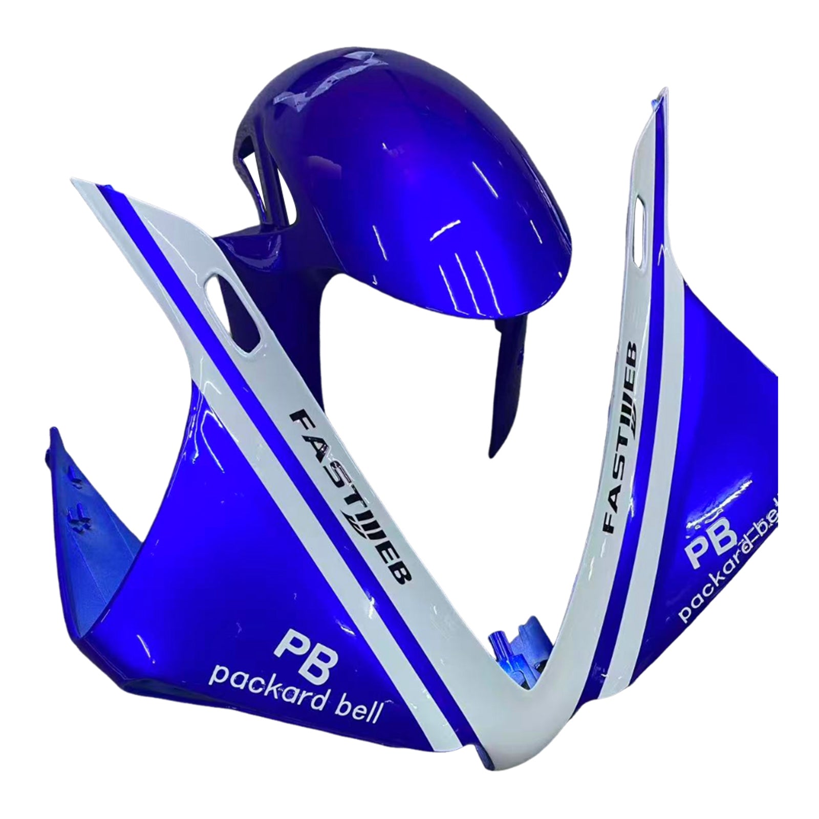 Amotopart ヤマハ YZF 1000 R1 2012-2014 ホワイト&ブルー Style3 フェアリングキット