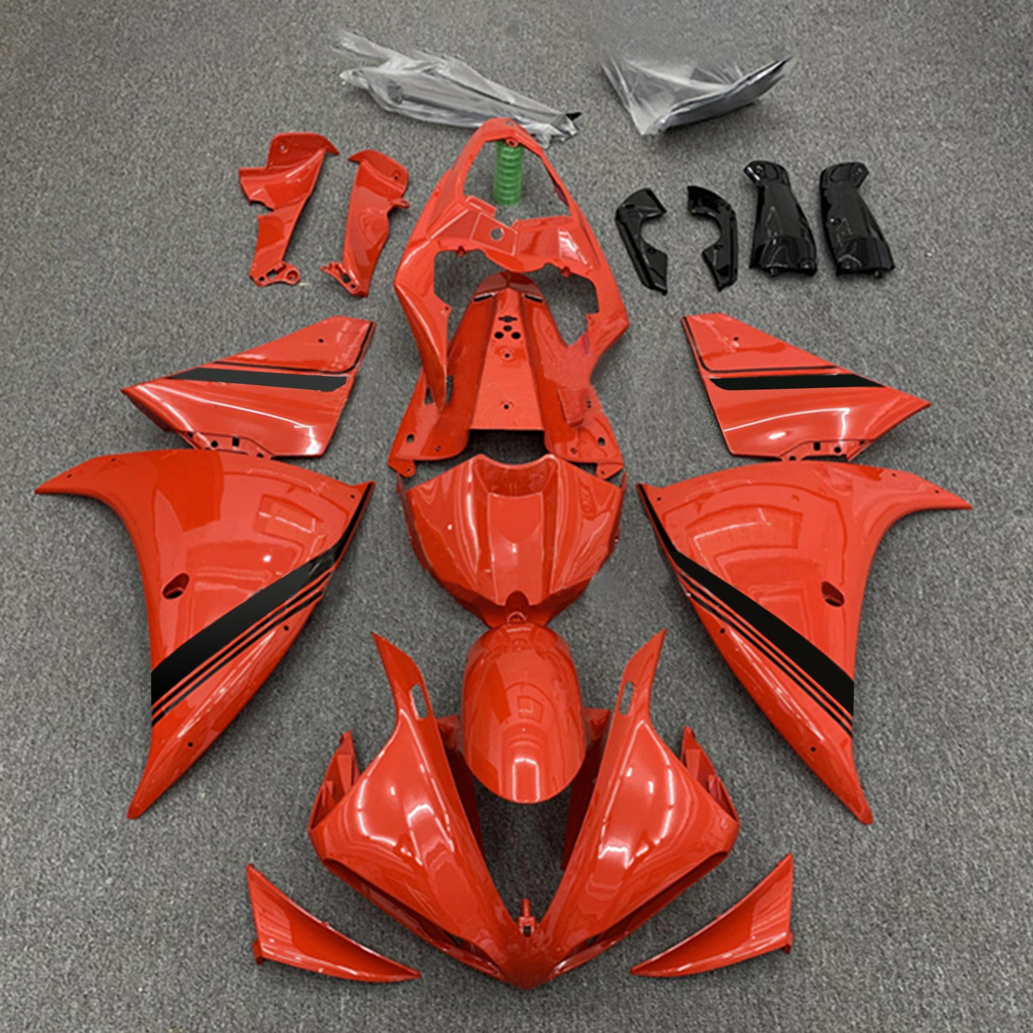 Kit carena arancione Amotopart 2012-2014 Yamaha YZF 1000 R1