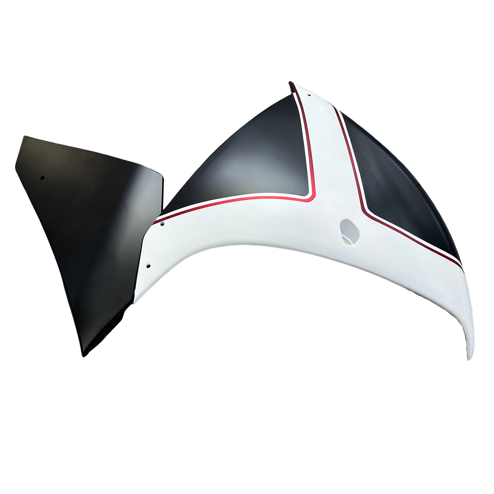 Amotopart 2012-2014 Yamaha YZF 1000 R1 Matte Black White Red Fairing Kit