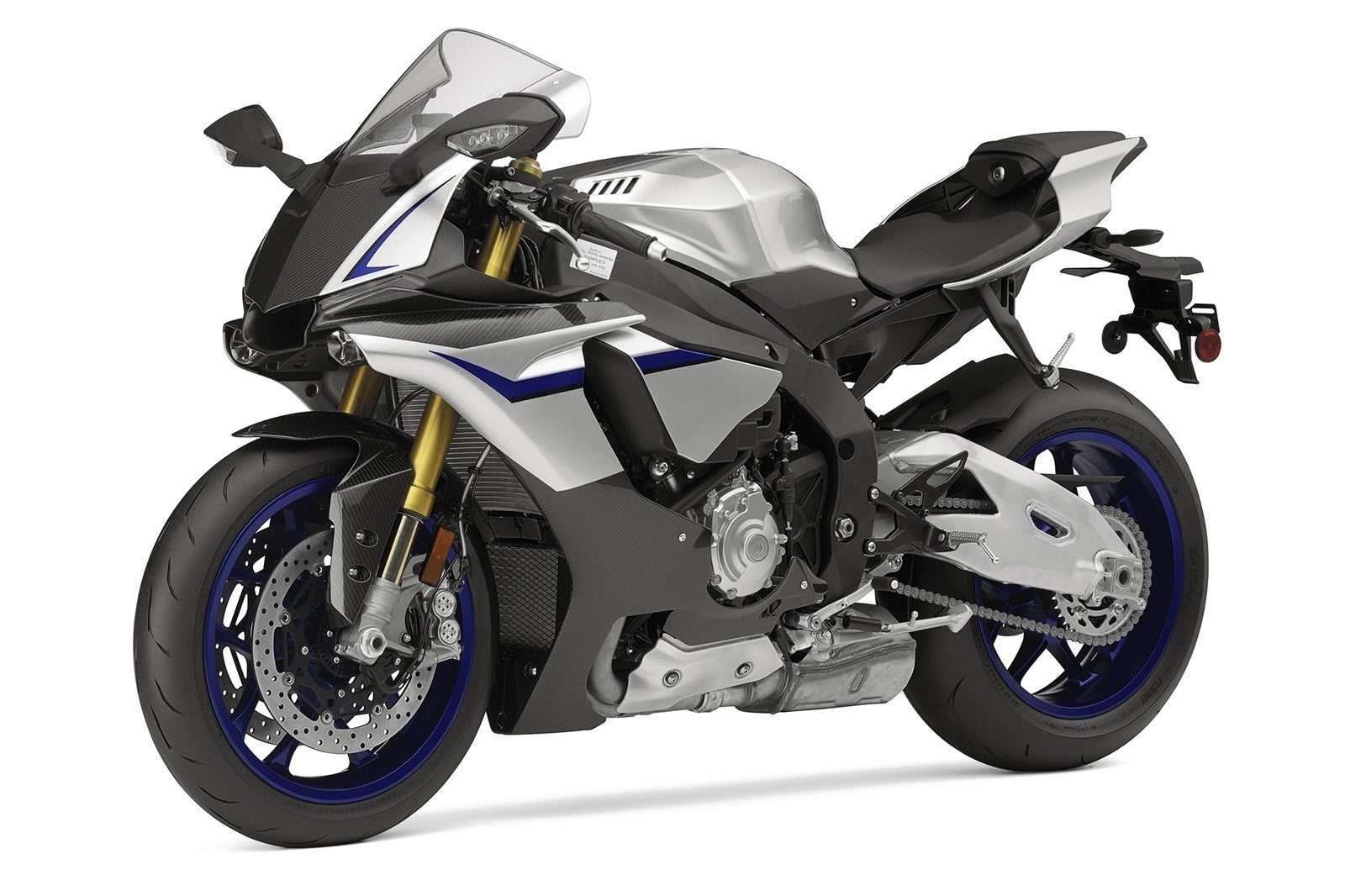 Amotopart 2015-2019 Yamaha YZF 1000 R1 Silver Gray Fairing Kit