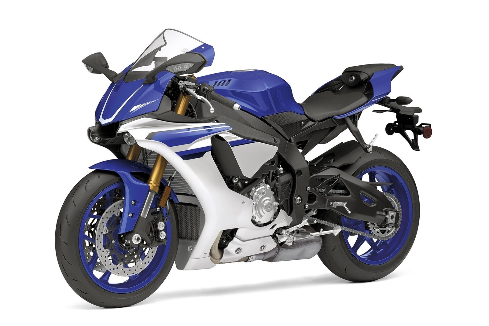 Amotopart 2015-2019 Yamaha YZF 1000 R1 Blue White Fairing Kit