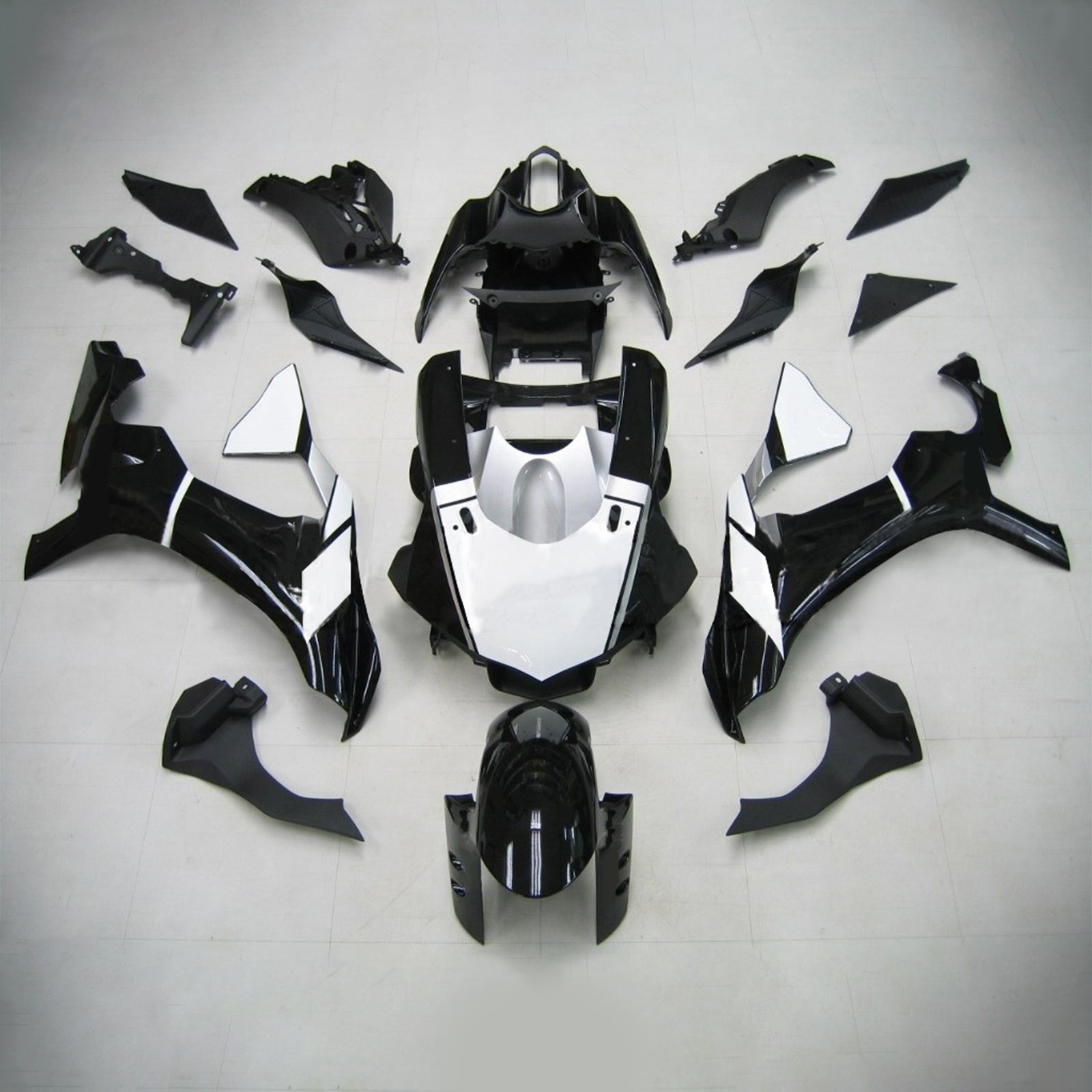 Amotopart Yamaha 2015-2019 YZF 1000 R1 Black Fairing Kit