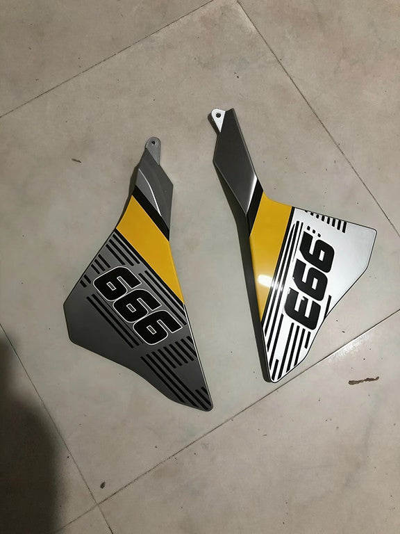Amotopart 2015-2019 Yamaha YZF 1000 R1 Argent&YKit de carénage jaune