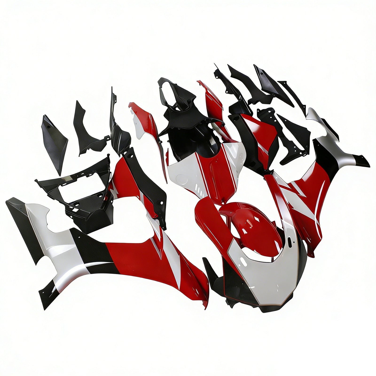 Amotopart Yamaha 2015-2019 YZF 1000 R1 Red Black Fairing Kit
