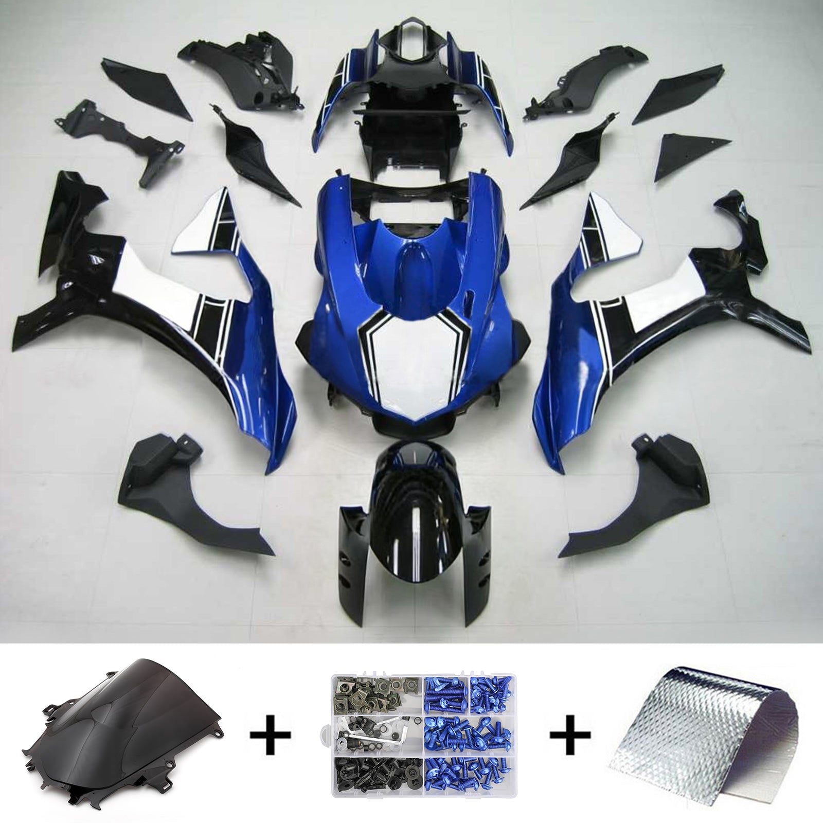 Injection Fairing Kit Bodywork Plastic ABS fit For Yamaha YZF 1000 R1 2015-2019