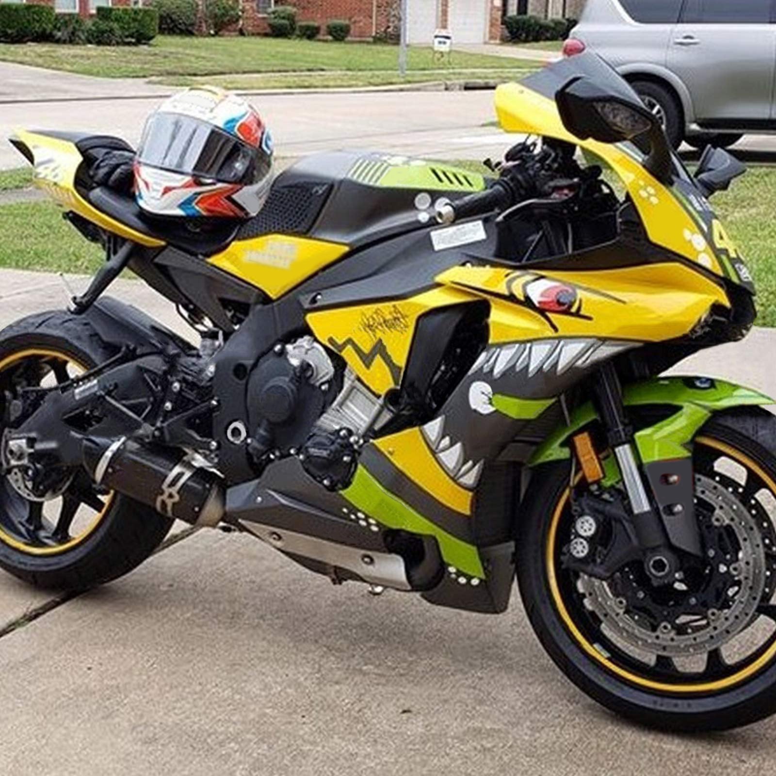 Injection Fairing Kit Bodywork Plastic ABS fit For Yamaha YZF 1000 R1 2015-2019