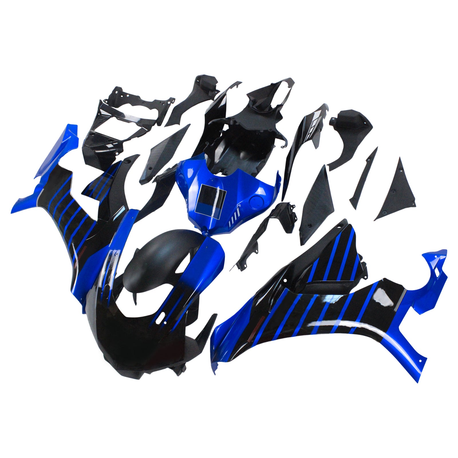 Amotopart Yamaha YZF 1000 R1 2015-2019 Blue&Black Fairing Kit