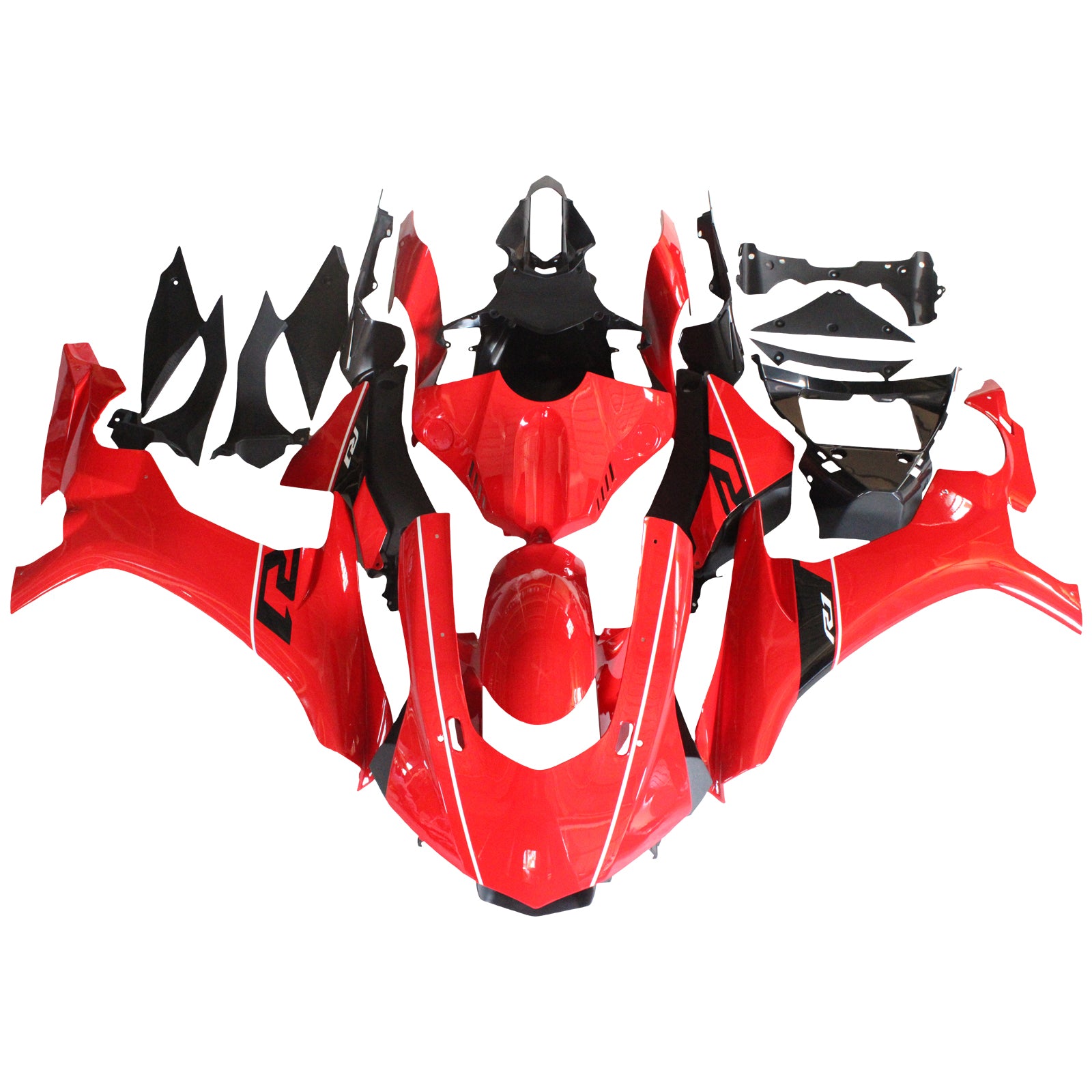 Amotopart Yamaha YZF 1000 R1 2015-2019 Red Fairing Kit