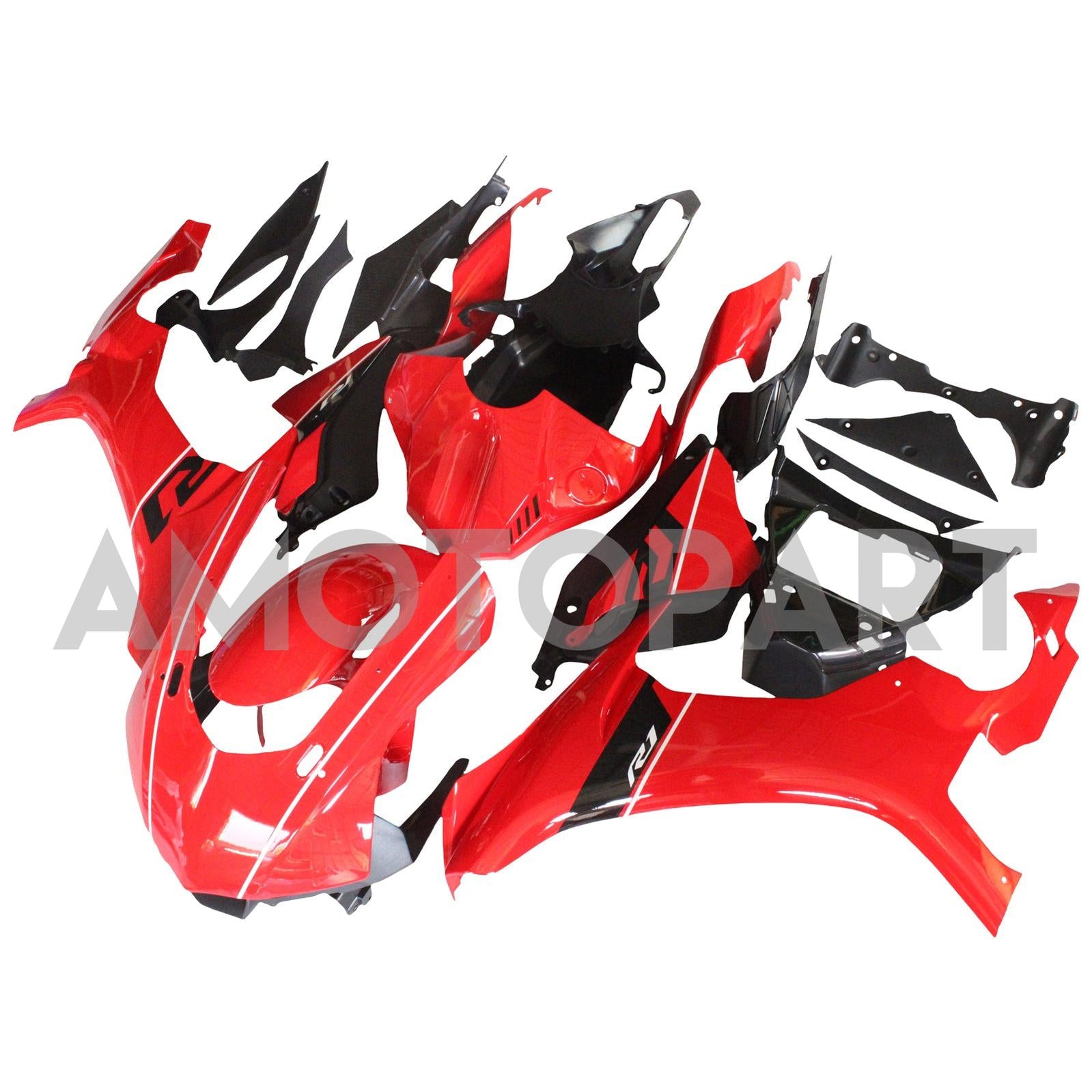Amotopart Yamaha YZF 1000 R1 2015-2019 Red Fairing Kit