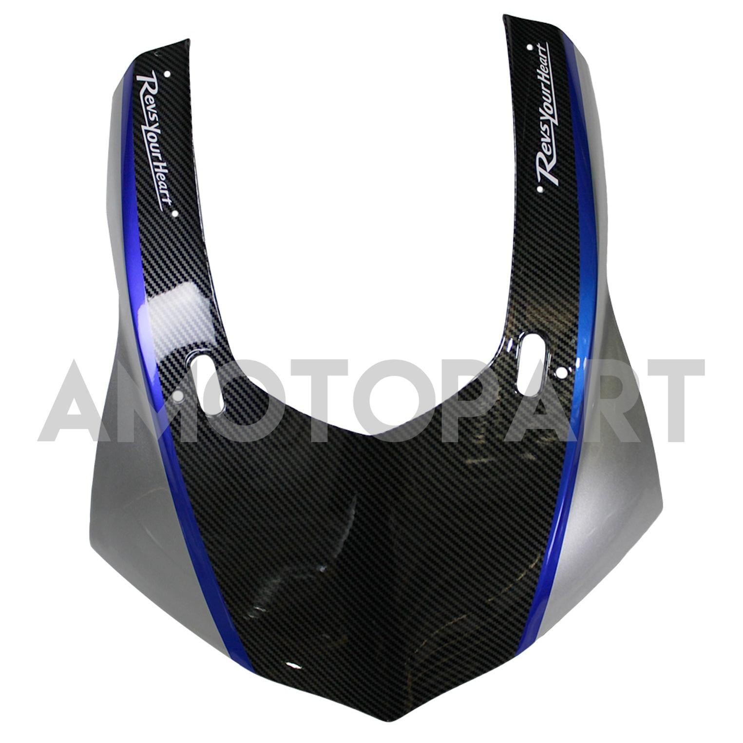 Amotopart Yamaha 2015-2019 YZF 1000 R1 Blue&Black Carbon Fiber Fairing Kit