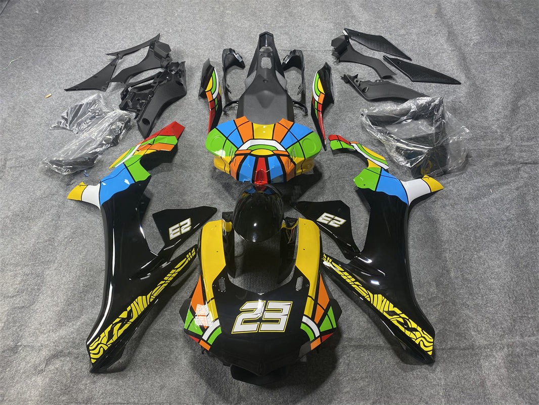Mehrfarbiges Verkleidungsset von Amotopart für Yamaha 2015–2019 YZF 1000 R1
