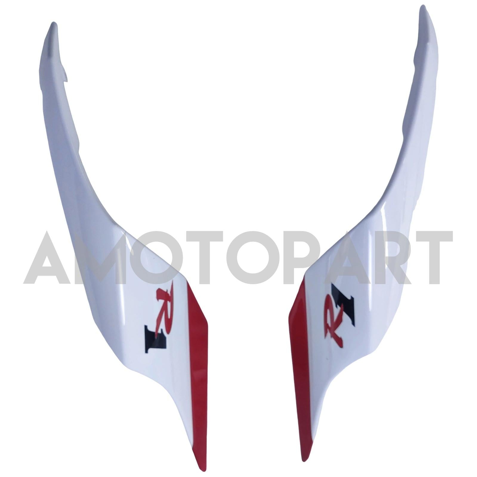 Amotopart Yamaha 2015-2019 YZF 1000 R1 White&Red Style2 Fairing Kit