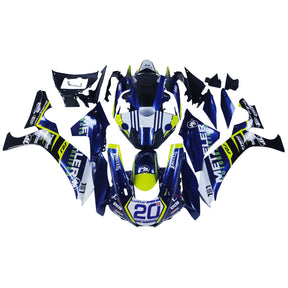 Amotopart Yamaha 2015–2019 YZF 1000 R1 Blau-Gelb Verkleidungsset