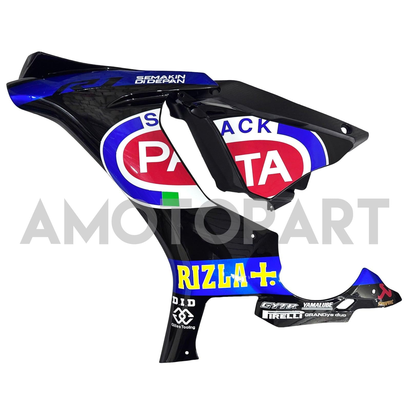 Amotopart Yamaha 2015-2019 YZF 1000 R1 Blue & Black Style 5 Failing Kit