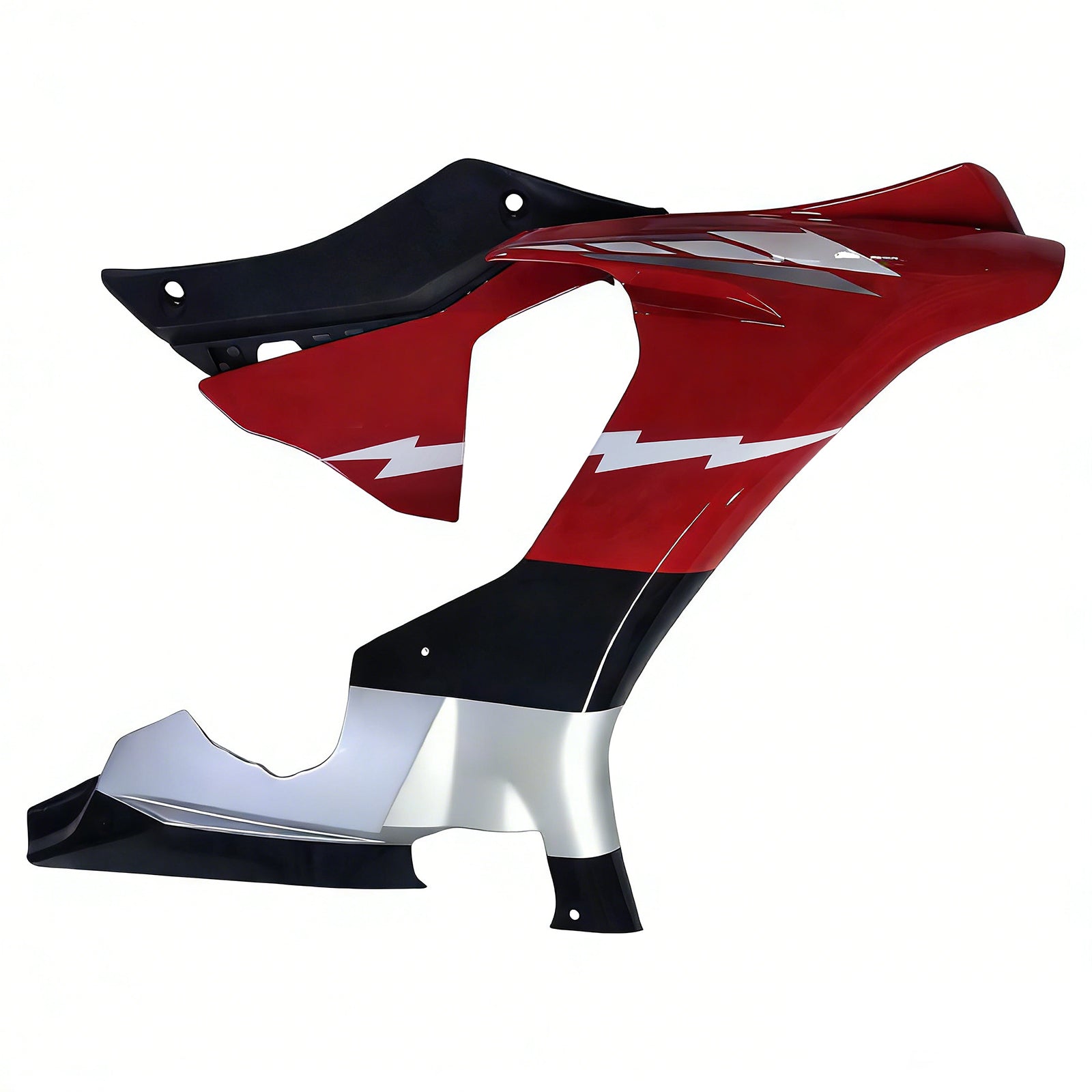 Amotopart Yamaha 2015-2019 YZF 1000 R1 White&Red Style1 Fairing Kit