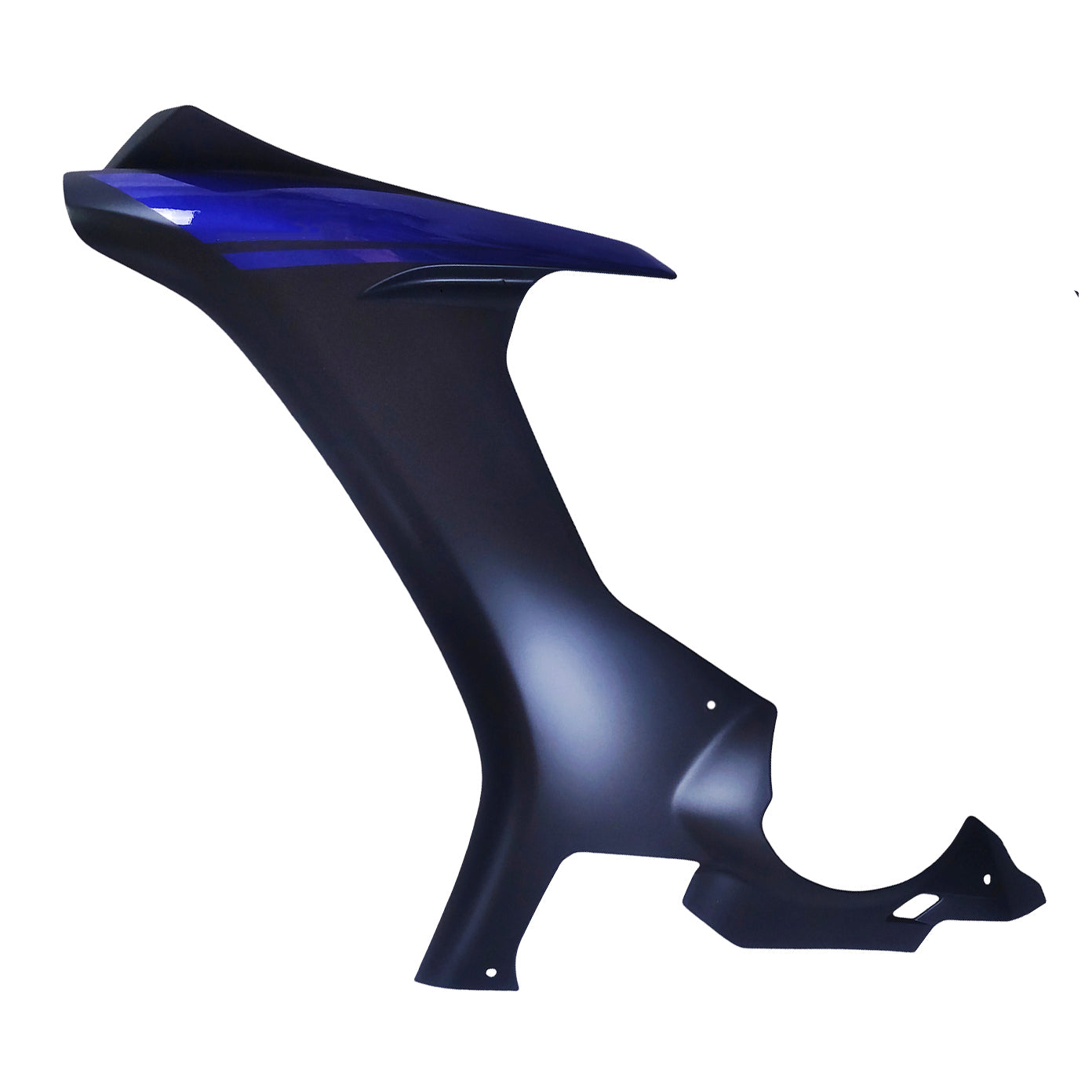 Amotopart Yamaha YZF 1000 R1 2015-2019 Bleu Mat&Kit de carénage noir Style12