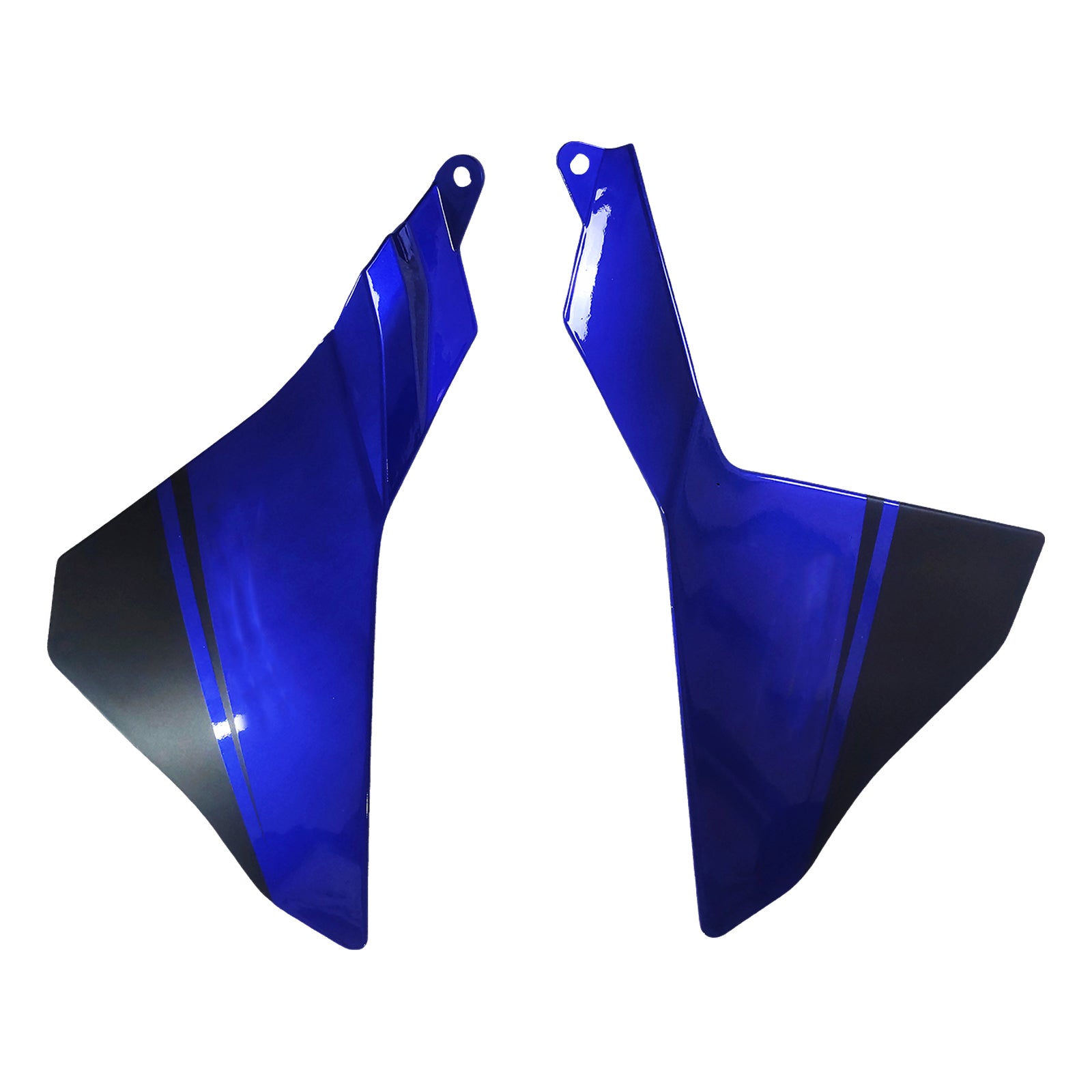 Amotopart Yamaha YZF 1000 R1 2015-2019 Bleu Mat&Kit de carénage noir Style12