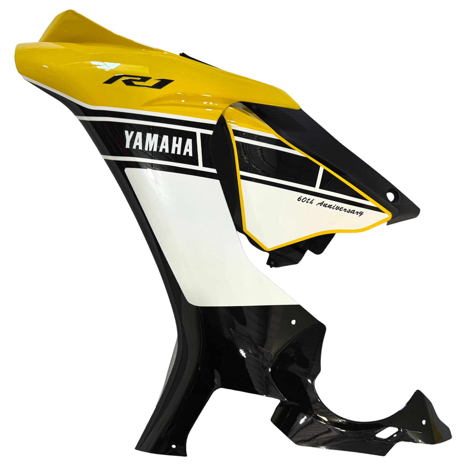 Amotopart Yamaha YZF 1000 R1 2015-2019 Yellow&White Fairing Kit