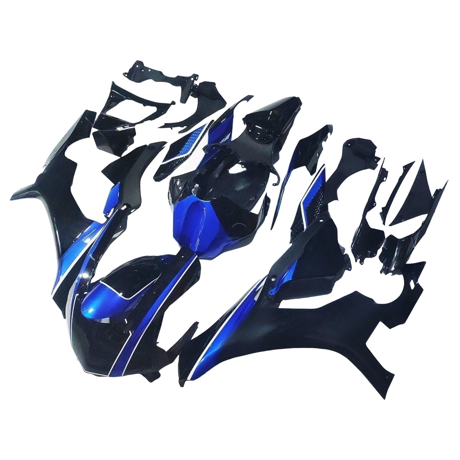 Amotopart Yamaha YZF 1000 R1 2015-2019 Blue & Black Style13 Fairing Kit