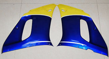 Amotopart 1998-2002 Yamaha YZF 600 R6 Yellow Blue Fairing Kit