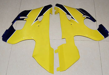 Amotopart 1998-2002 Yamaha YZF 600 R6 Kit de carénage jaune bleu