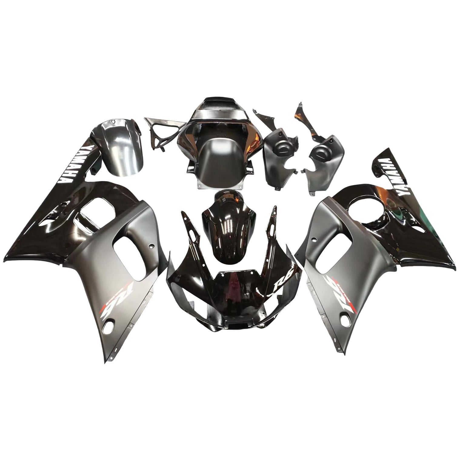 Kit de carénage noir Amotopart 1998-2002 Yamaha YZF 600 R6