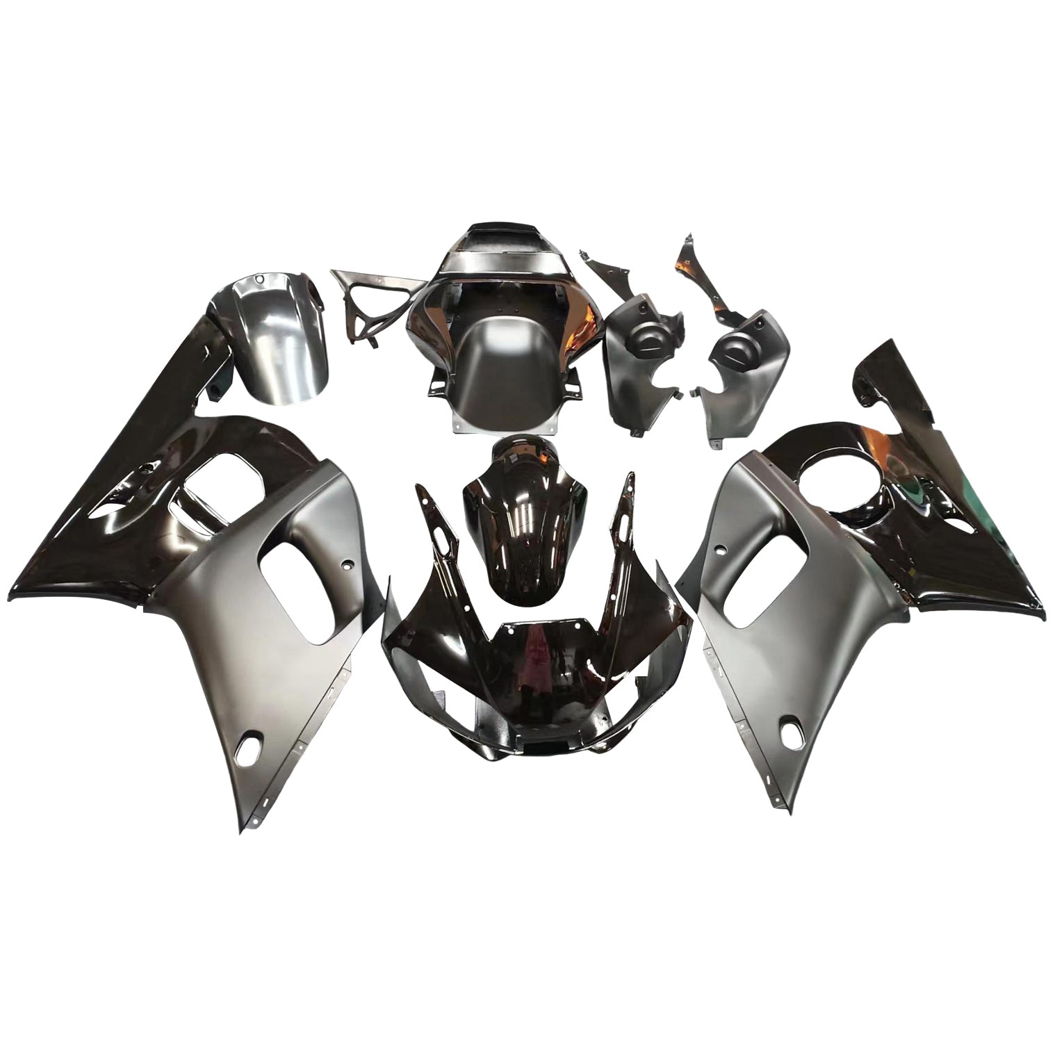 Amotopart 1998-2002 Yamaha YZF 600 R6 Black Fairing Kit