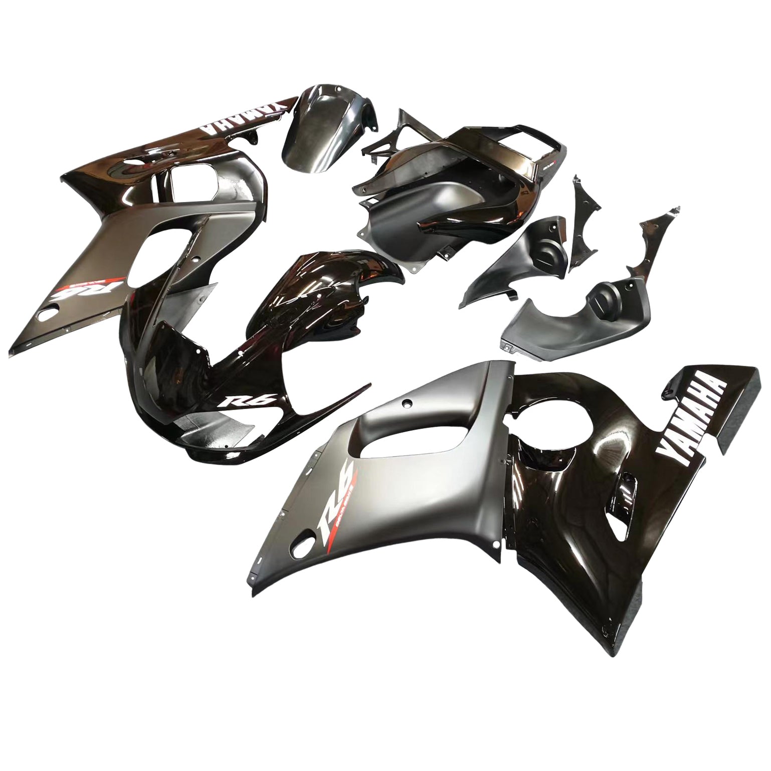 Amotopart 1998-2002 Yamaha YZF 600 R6 Black Fairing Kit