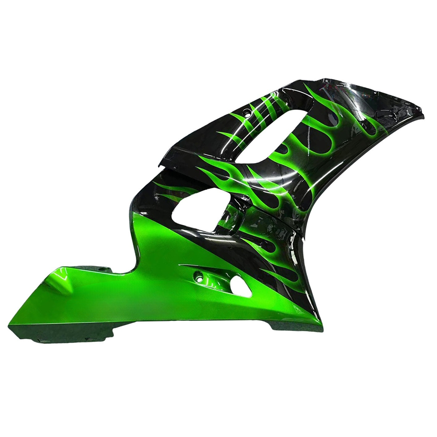 Amotopart 1998-2002 Yamaha YZF 600 R6 Black Green Fairing Kit