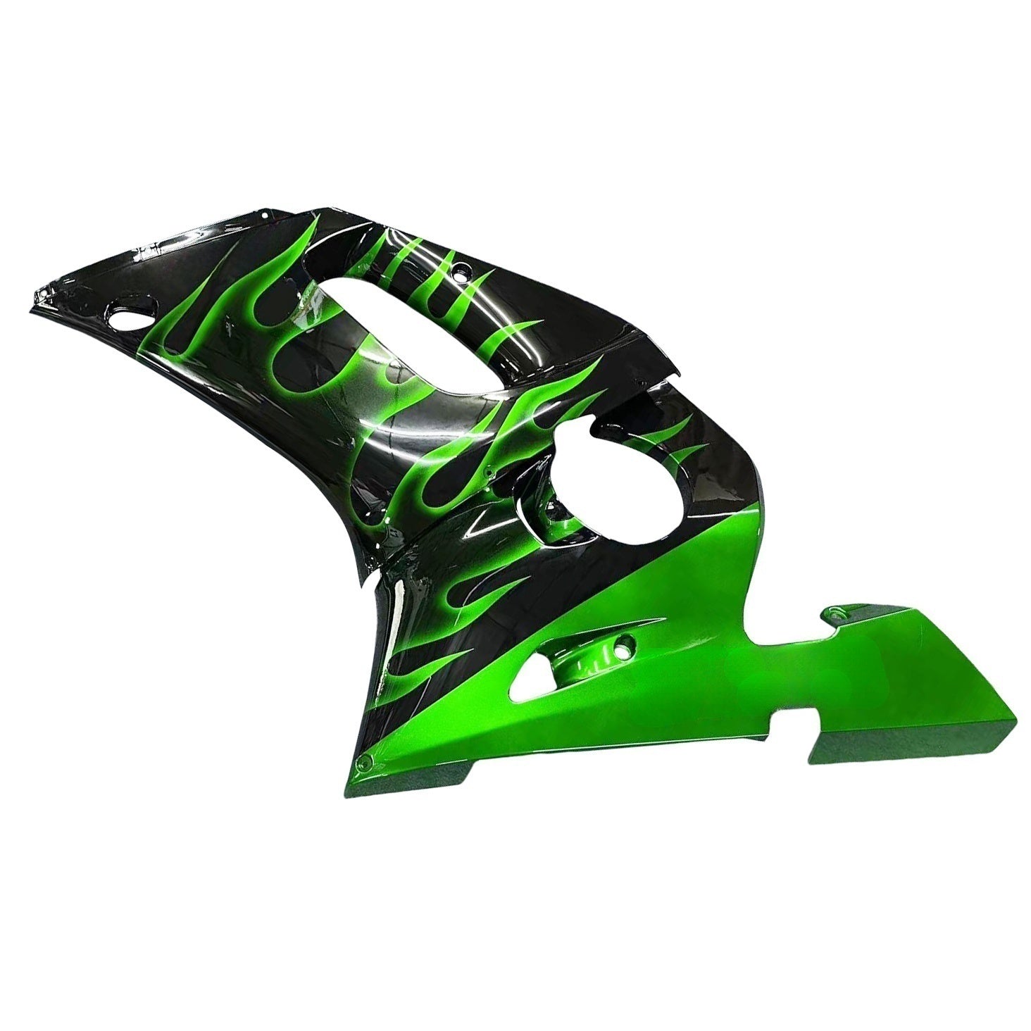 Amotopart 1998-2002 Yamaha YZF 600 R6 Black Green Fairing Kit