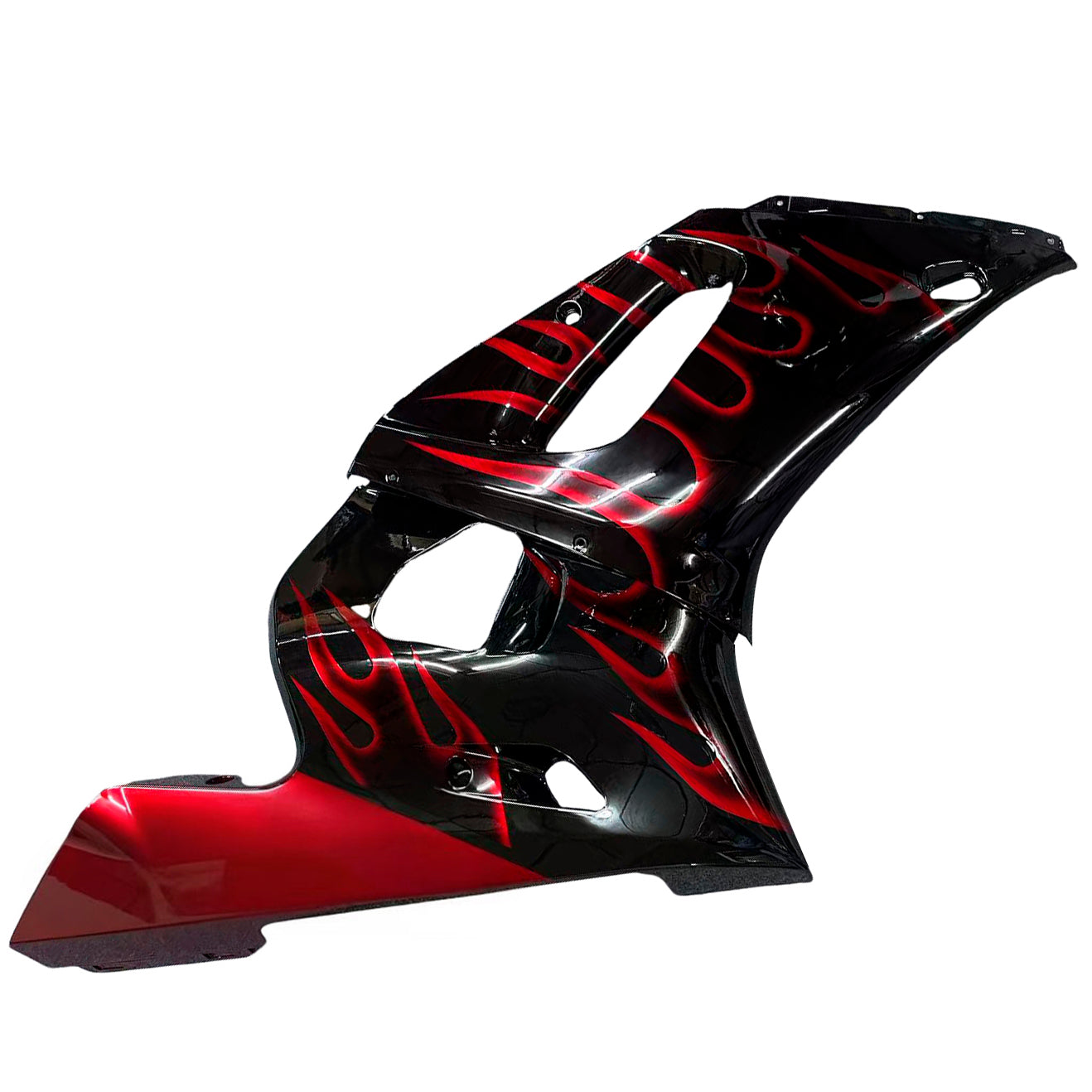 Amotopart 1998-2002 Yamaha YZF 600 R6 Black Red Fairing Kit