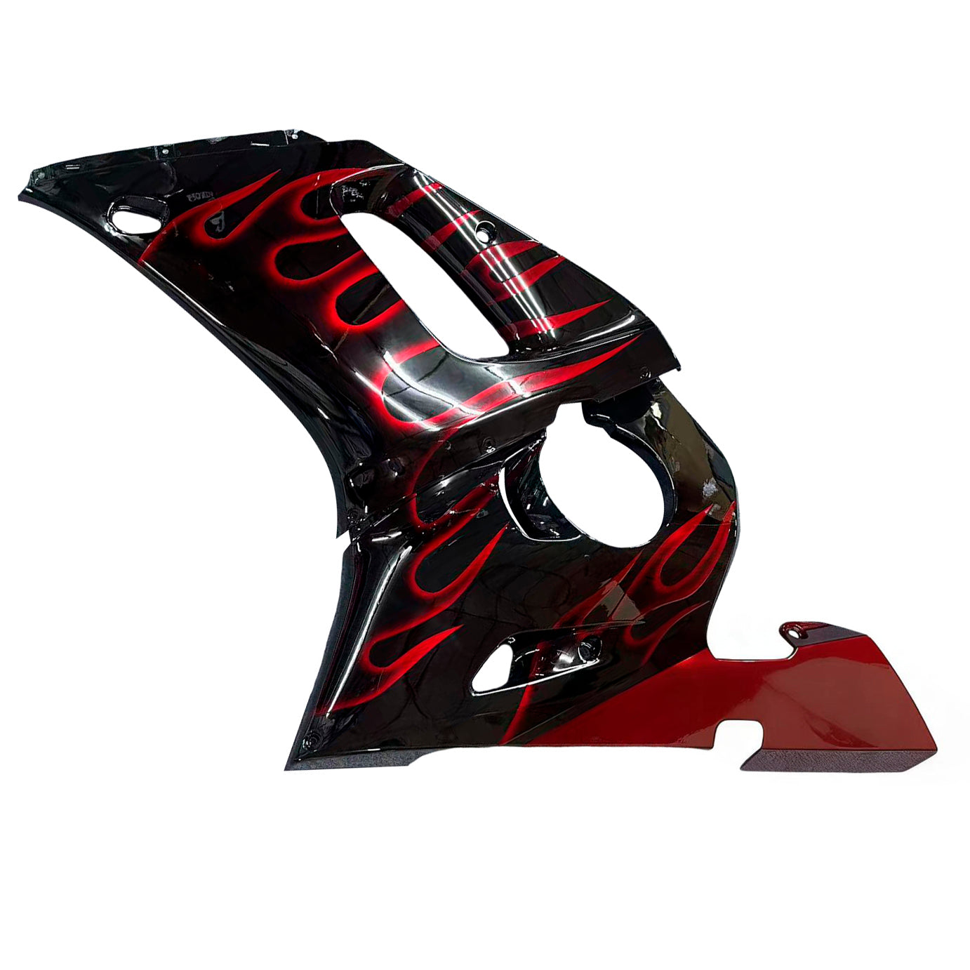 Amotopart 1998-2002 Yamaha YZF 600 R6 Black Red Fairing Kit