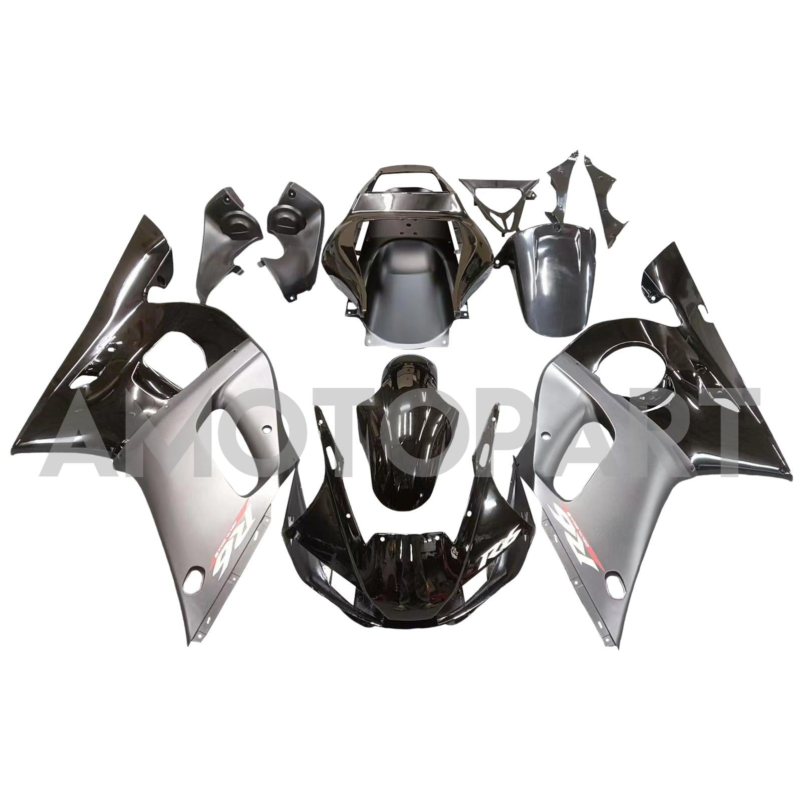 Amotopart 1998-2002 Yamaha YZF-R6 Schwarzverkleidungskit