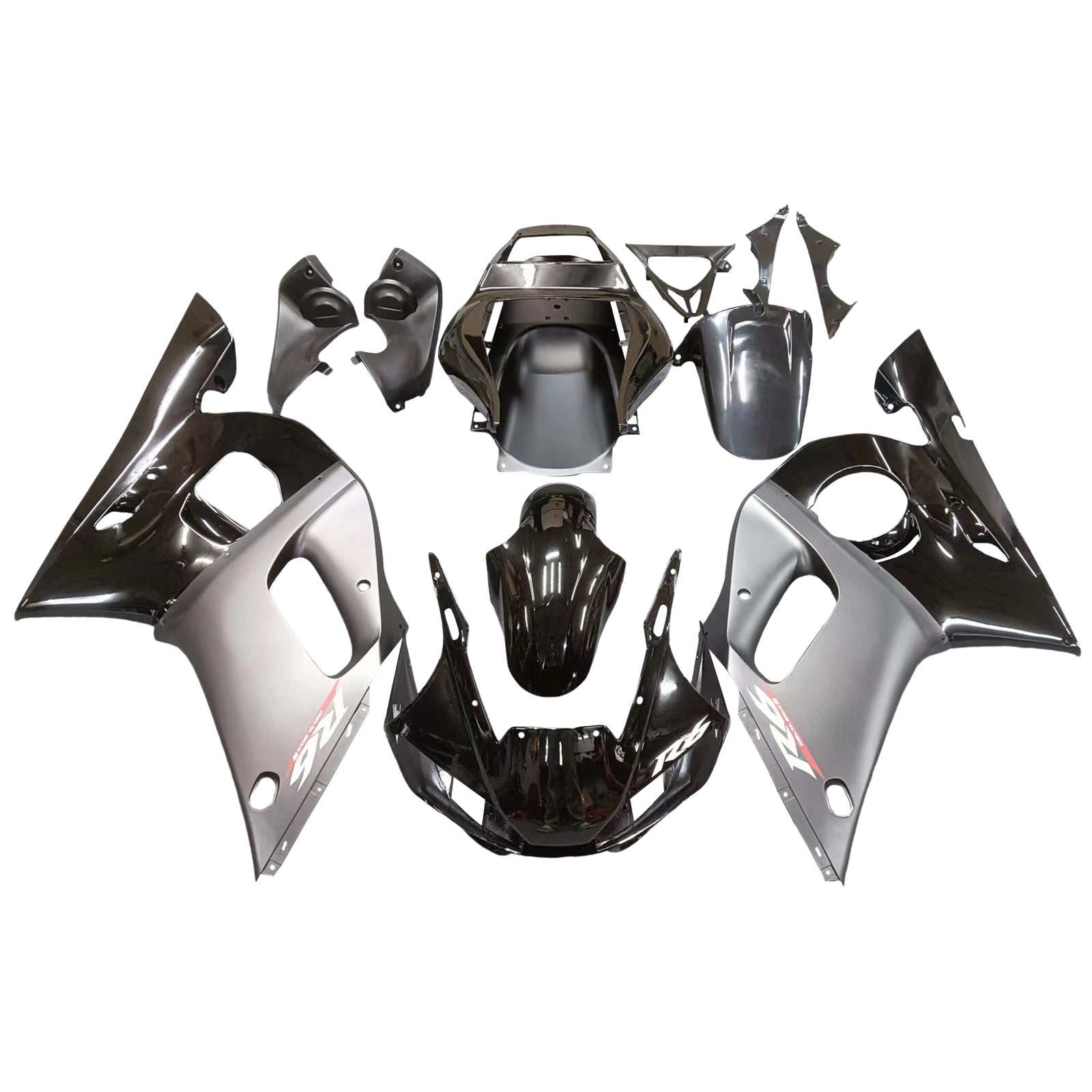 Amotopart 1998-2002 Yamaha YZF-R6 Kit de carenado negro