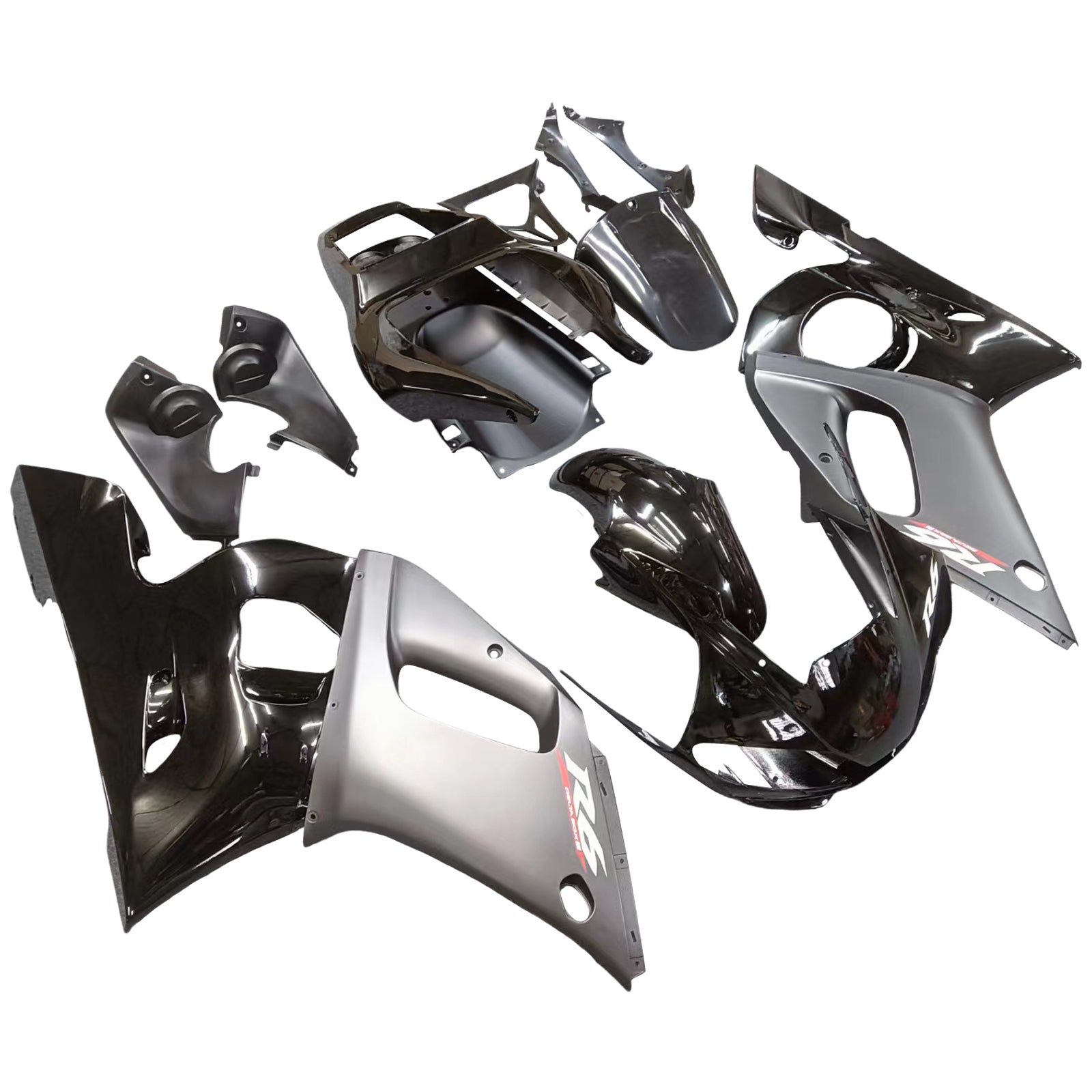 Kit de carénage noir Amotopart 1998-2002 Yamaha YZF-R6