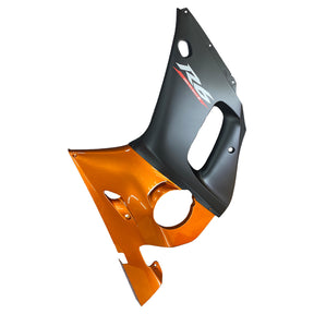 Amotopart Yamaha YZF 600 R6 1998–2002 Verkleidungsset in Dunkelorange und Schwarz