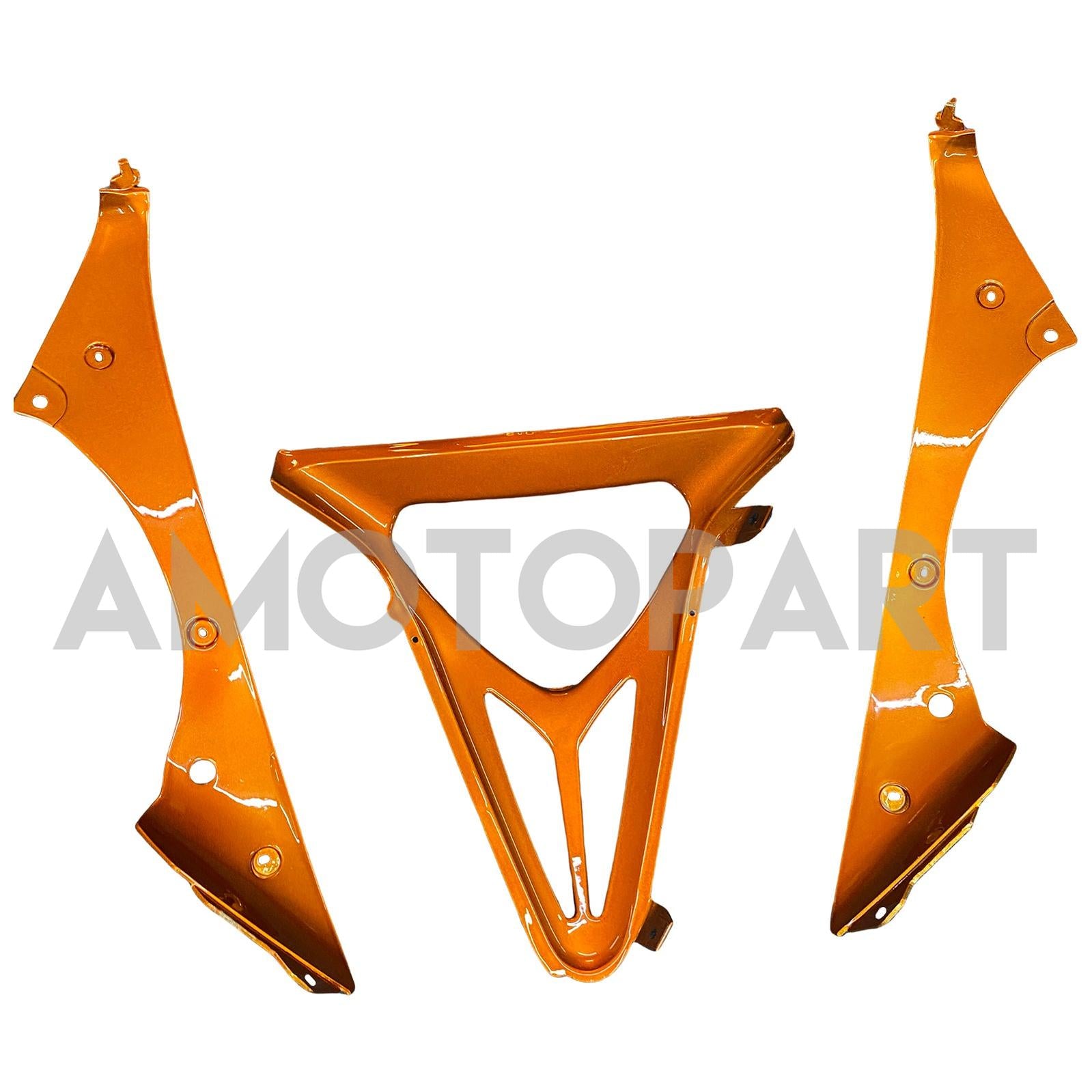 Amotopart Yamaha YZF 600 R6 1998-2002 Dark Orange&Black Fairing Kit