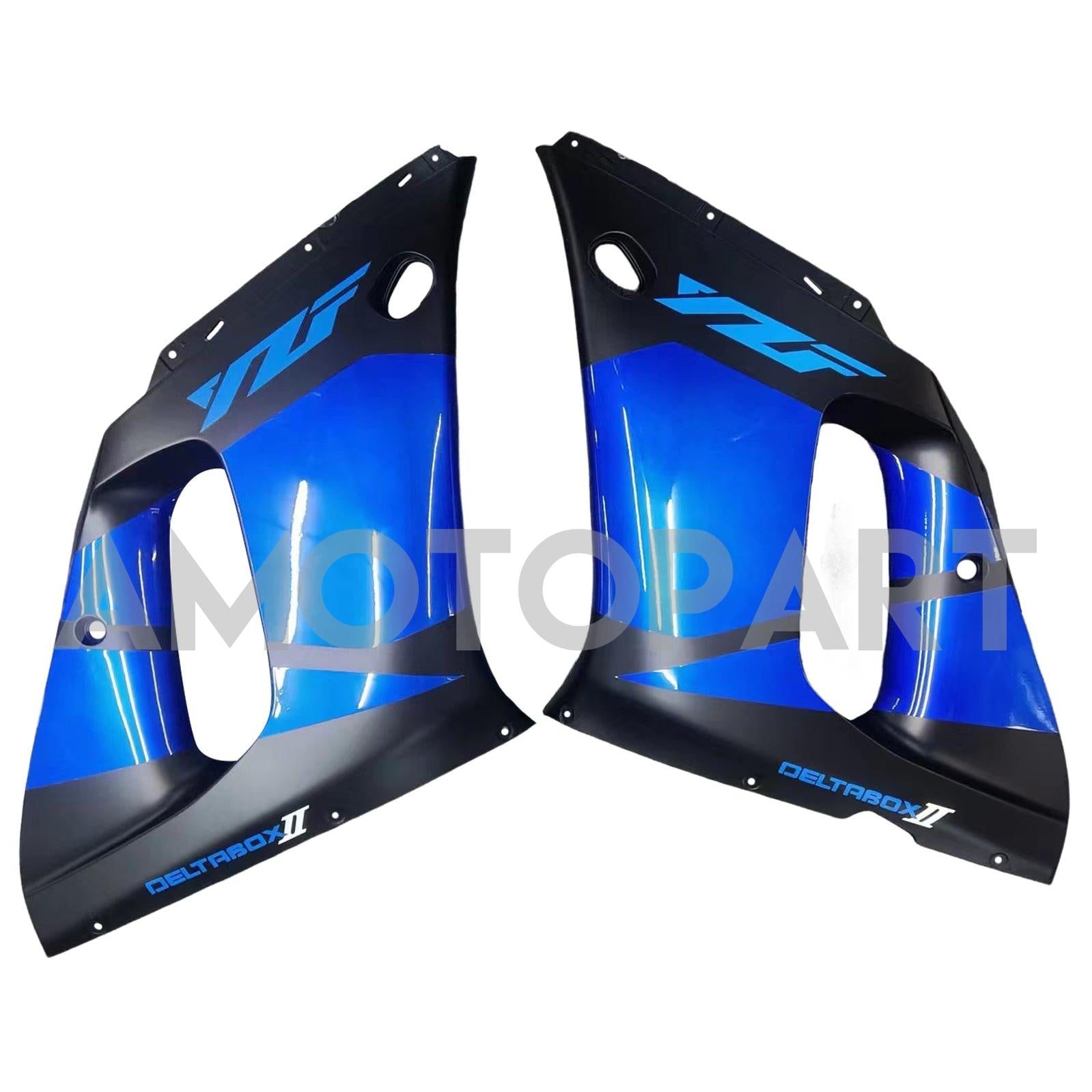 Amotopart Yamaha YZF 600 R6 1998-2002 Blue&Black Style2 Fairing Kit