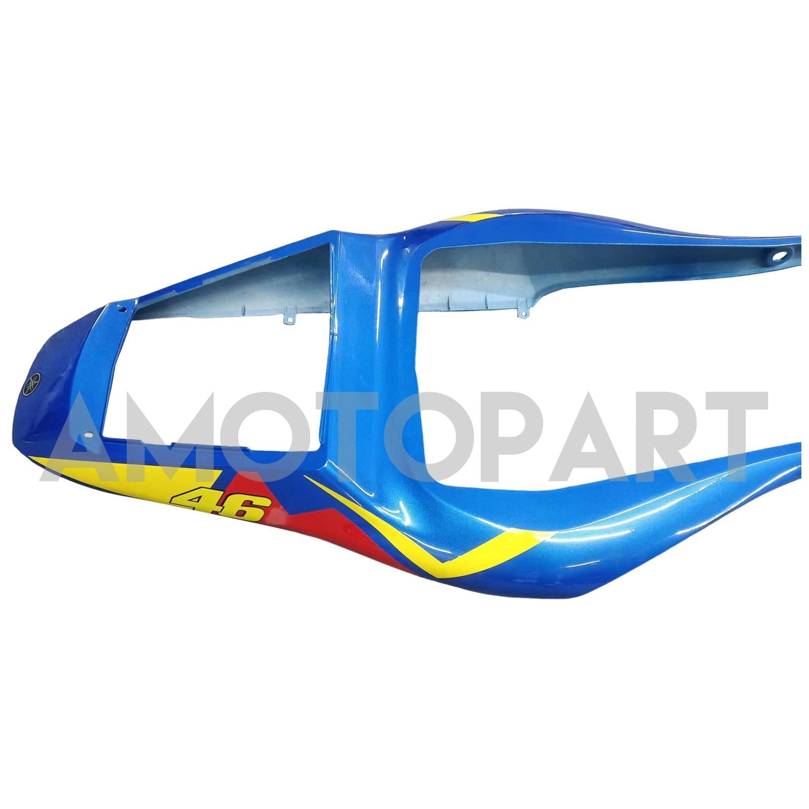 Amotopart 1998-2002 Yamaha YZF 600 R6 Blau&Gelbes Monster-Verkleidungskit