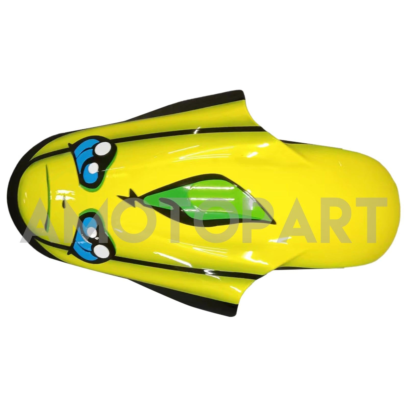 Amotopart 1998-2002 Yamaha YZF 600 R6 Blau&Gelbes Monster-Verkleidungskit