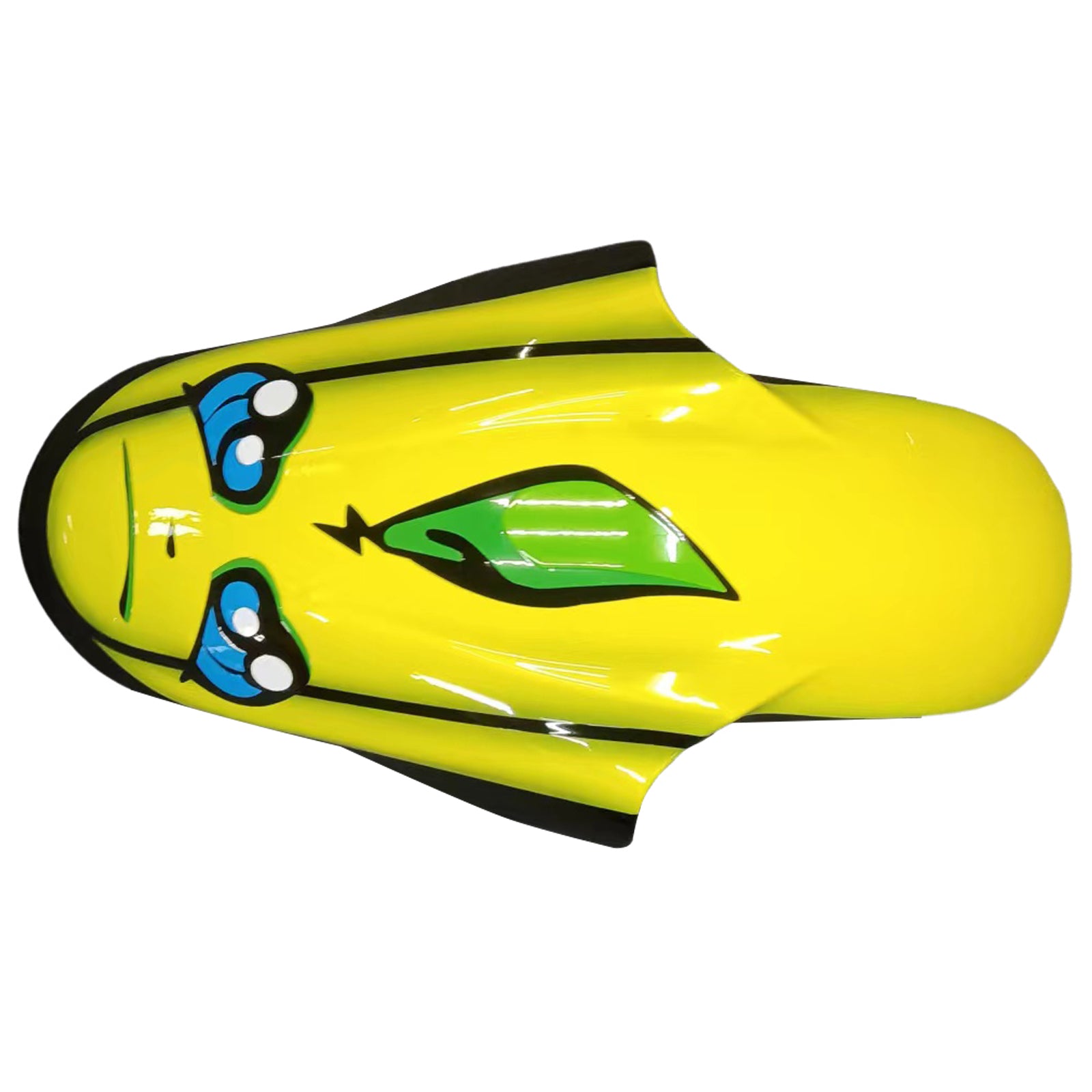 Amotopart 1998-2002 Yamaha YZF 600 R6 Blau&Yellow Monster Verkleidungssatz