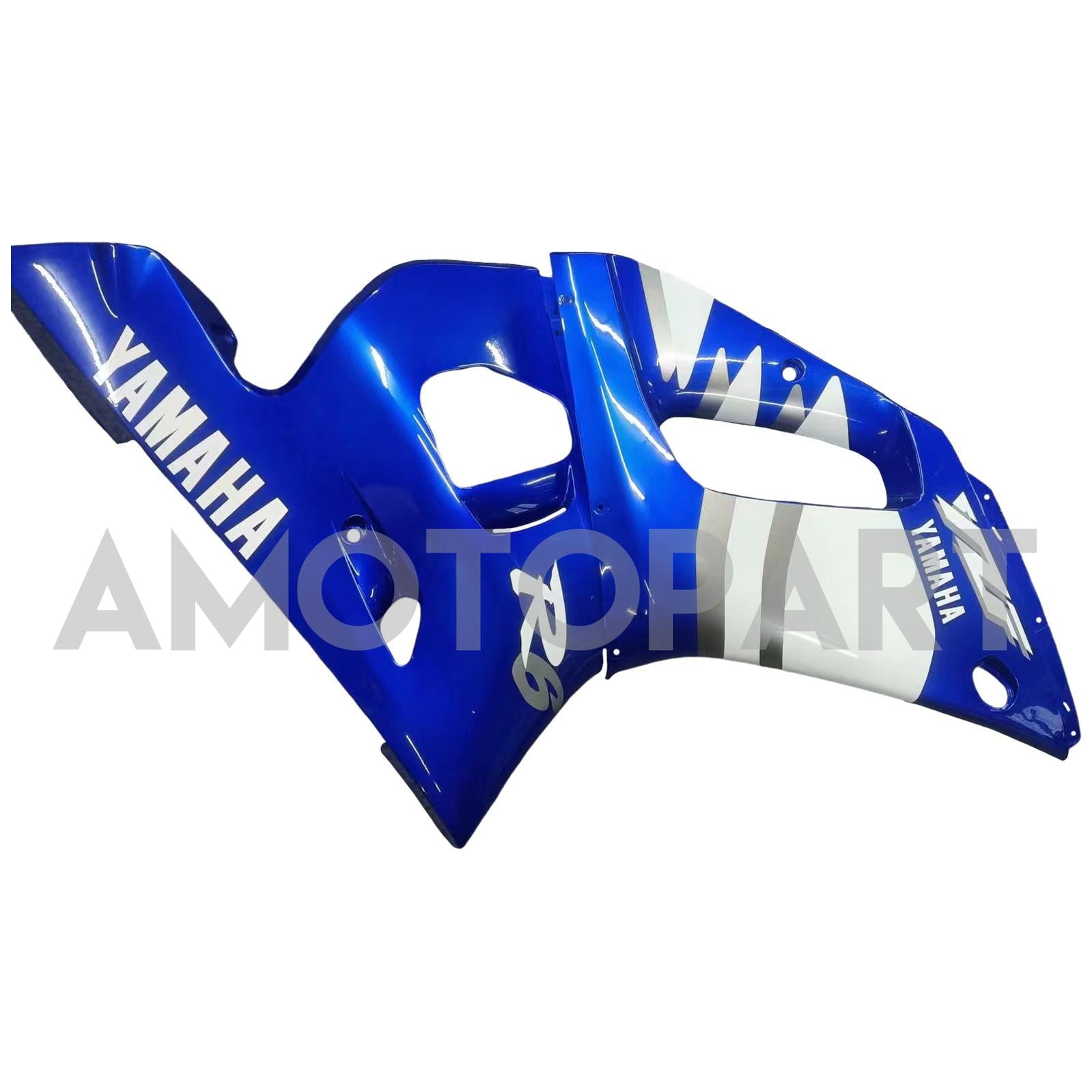 Amotopart Yamaha 1998-2002 YZF 600 R6 Blue Mix White Fairing Kit