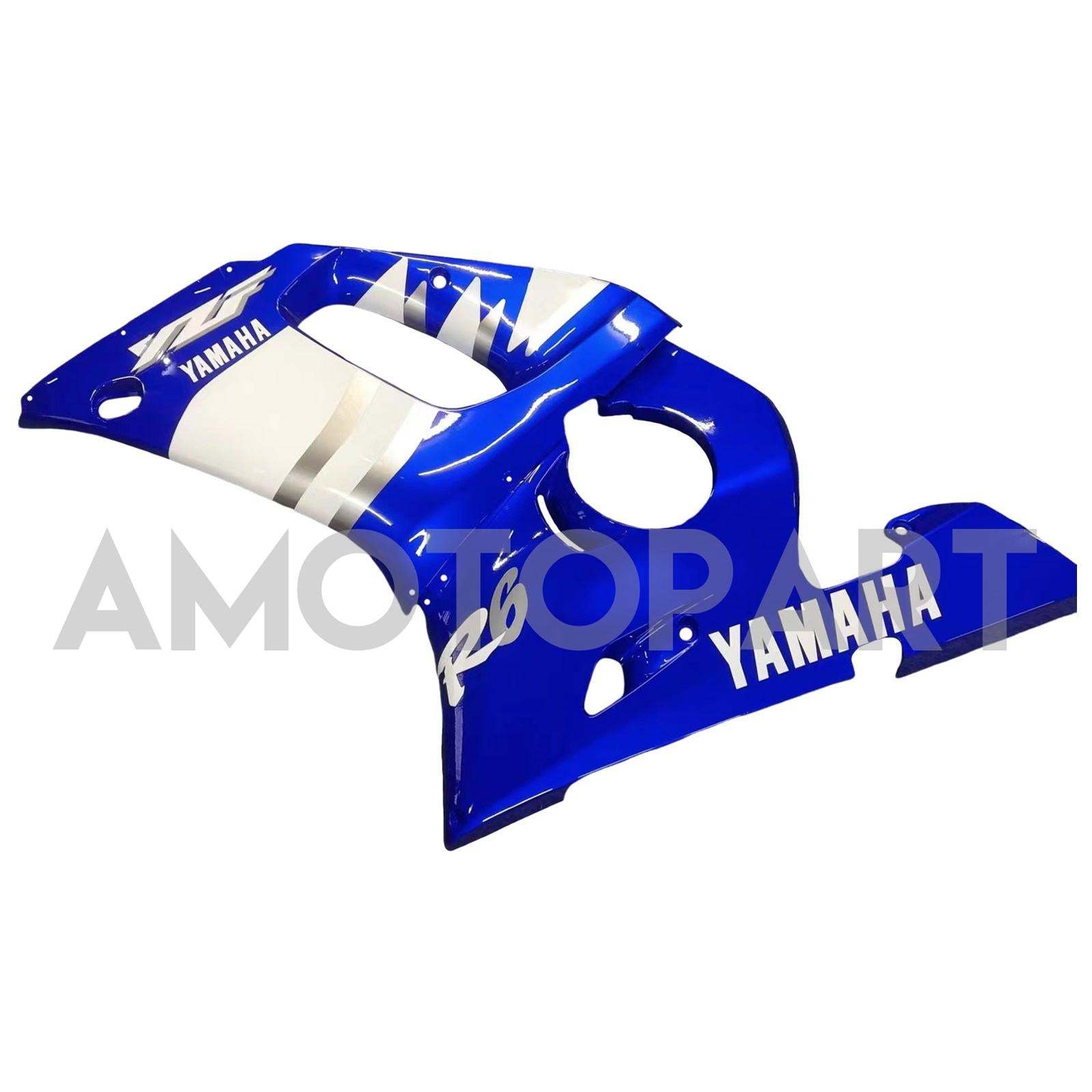 Amotopart Yamaha 1998-2002 YZF 600 R6 Blue Mix White Fairing Kit