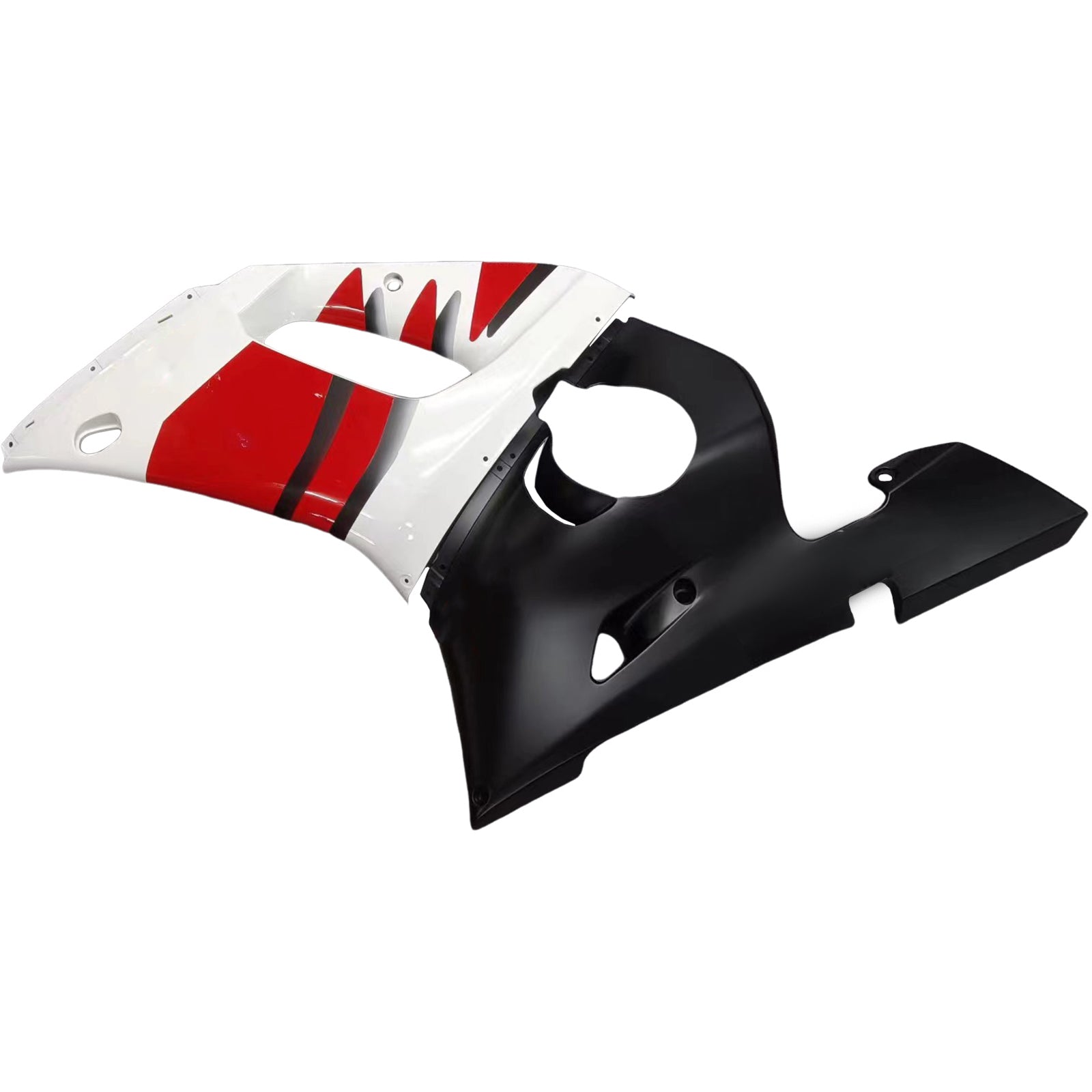 Amotopart Yamaha 1998-2002 YZF 600 R6 Red Black White Fairing Kit