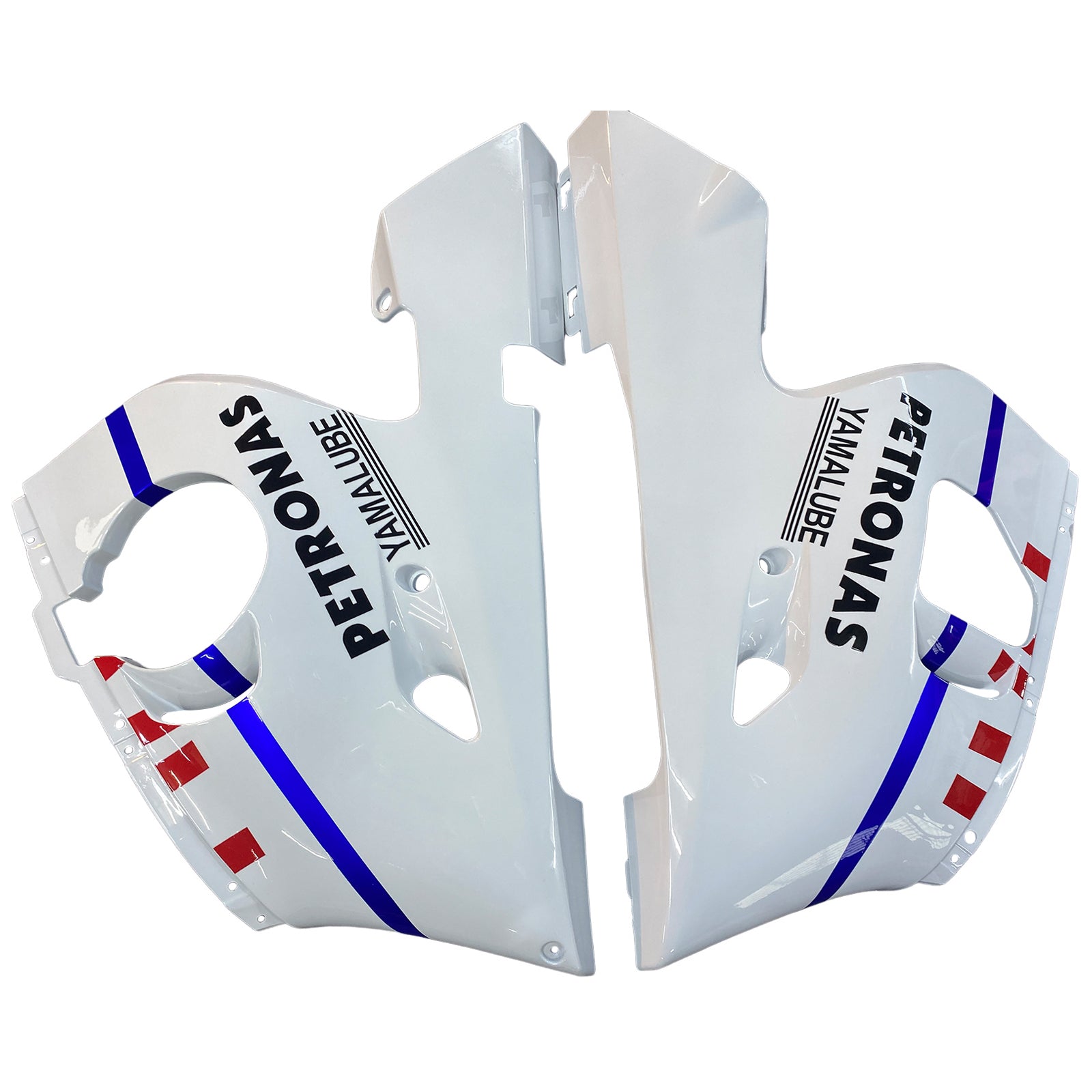 Amotopart Yamaha 1998–2002 YZF 600 R6 Blue Mix White Verkleidungsset