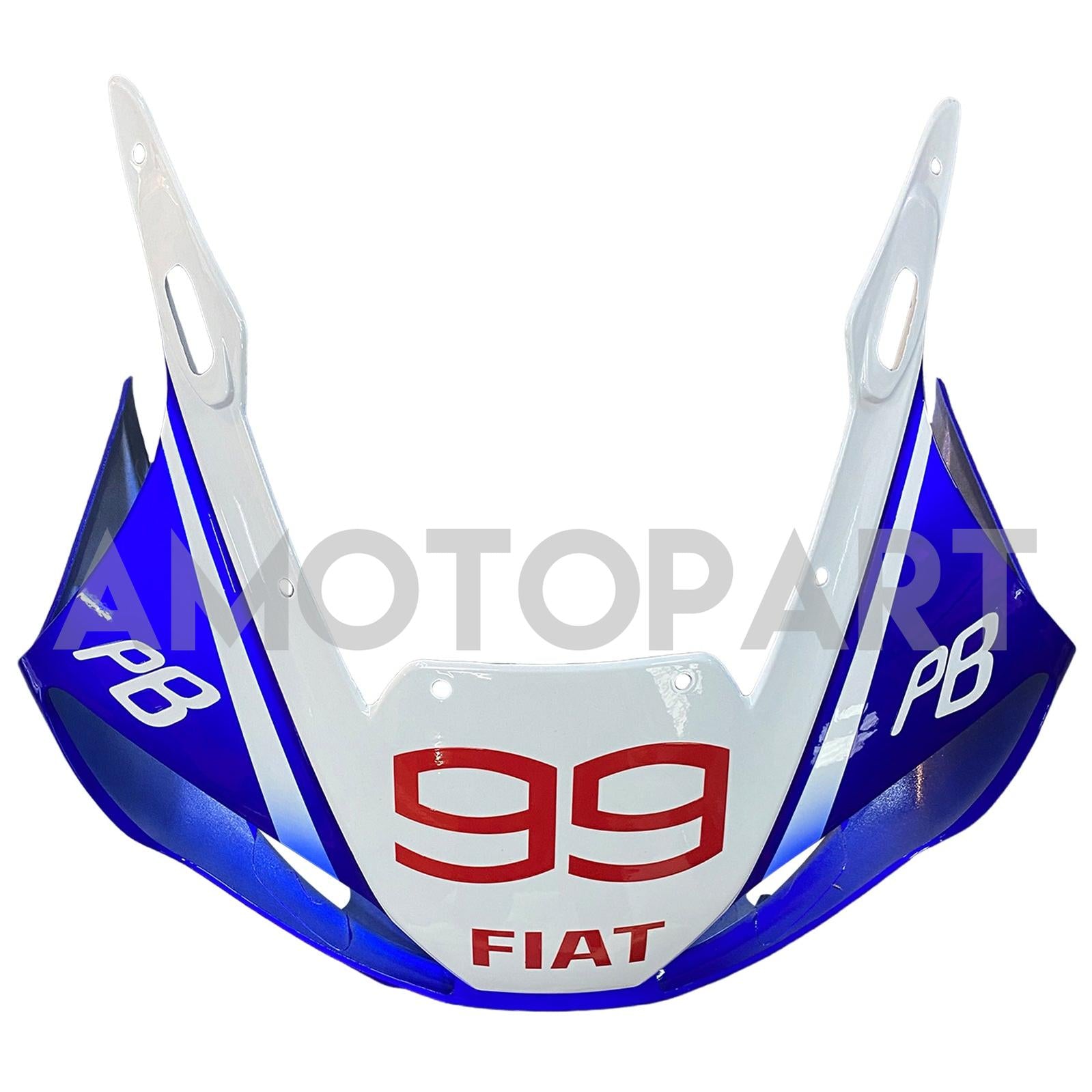 Amotopart Yamaha 1998-2002 YZF 600 R6 Blue Mix White Fairing Kit